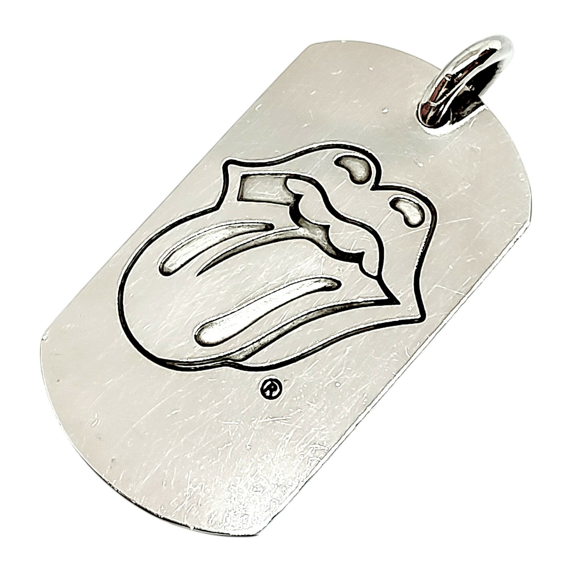 【中古】Chrome Hearts クロムハーツ D TAG LRG LTD リップアンドタン ラージ ドッグタグ ペンダント ..