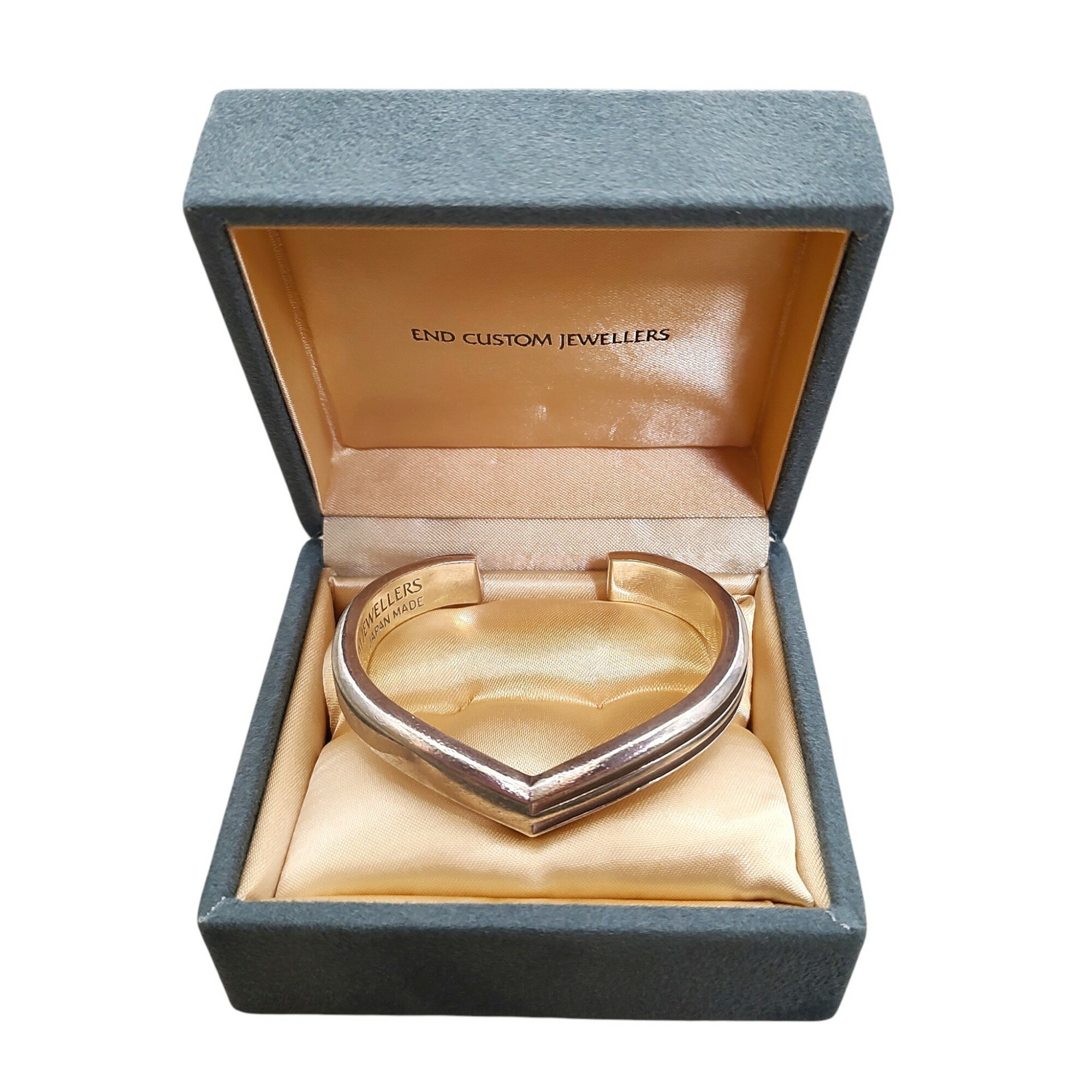 【中古】END エンド ASYMMETRY SERGENT BANGLE アシンメトリー バングル FREE シルバー メンズ