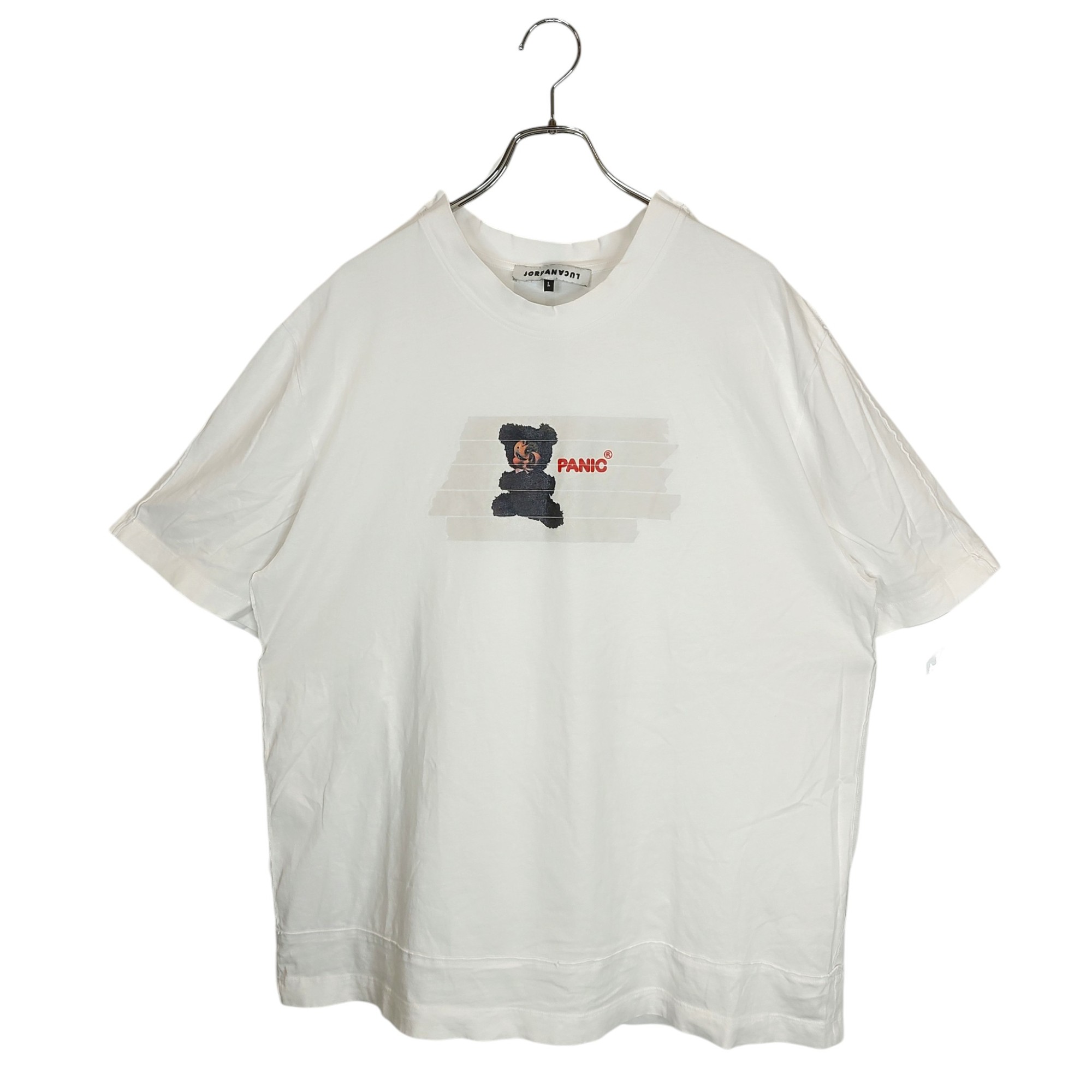 樂天商城 - 【中古】JORDANLUCA ジョーダンルカ クルーネック 半袖 Tシャツ L ホワイト メンズ