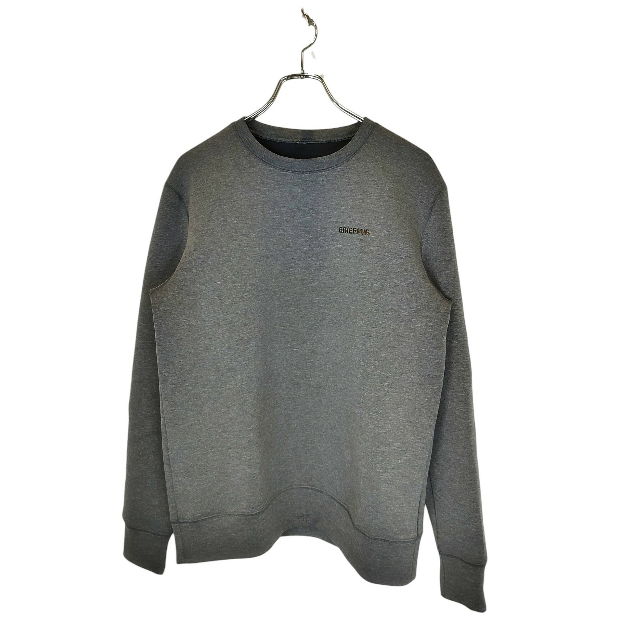 【中古】BRIEFING GOLF ブリーフィングゴルフ WARM 3D LOGO CREW NECK SWEAT スウェット BRG213M49 M ..
