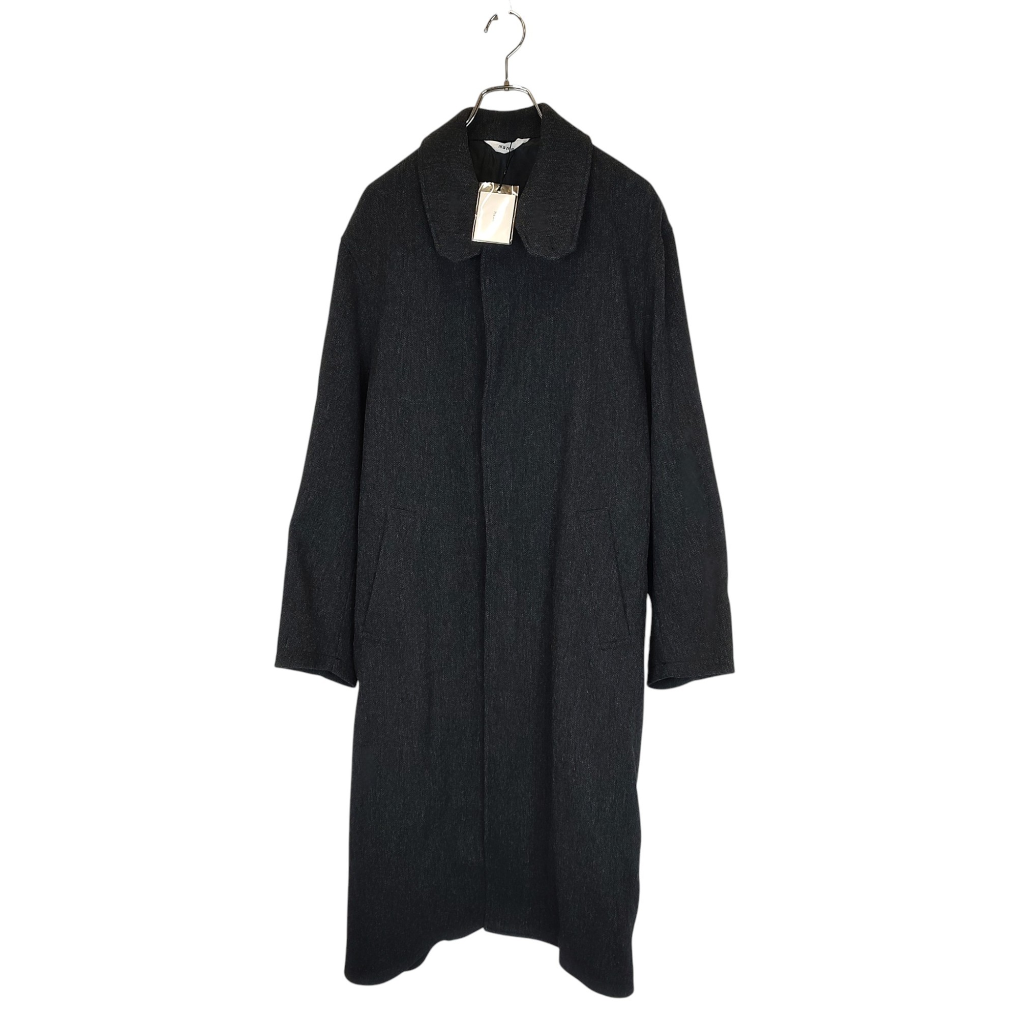 樂天商城 - 【中古】name ネイム 22AW ウール素材 ステンカラー コート NMCO-ST22AW-001 0 チャコール メンズ