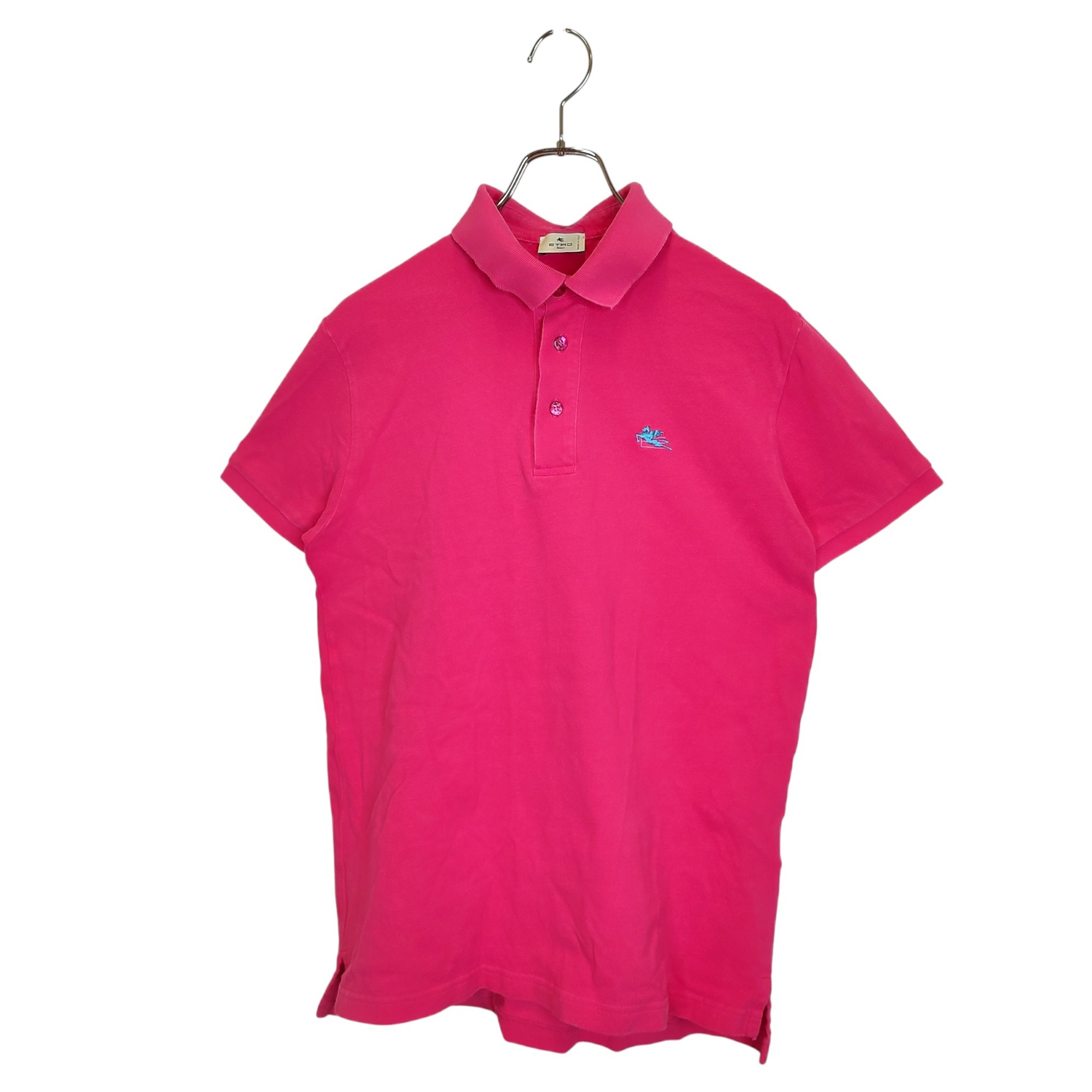 Rakuten - 【中古】ETRO エトロ 21SS 鹿の子 半袖 ポロシャツ 211-1Y140-9870 XS ピンク メンズ