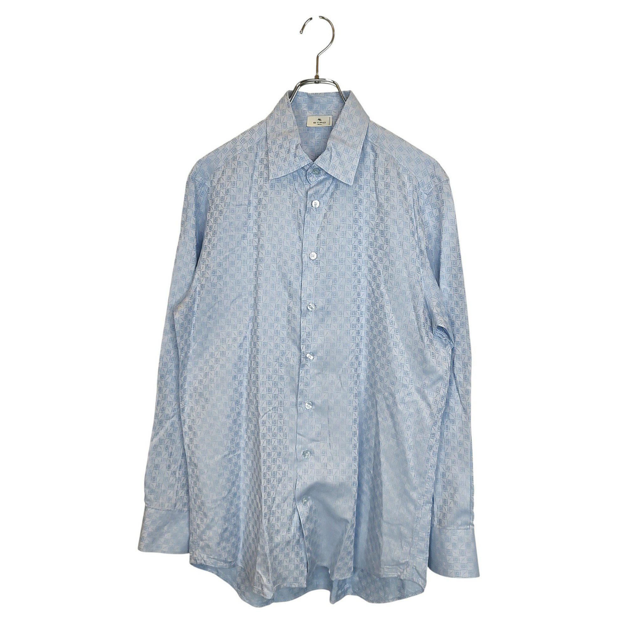 樂天商城 - 【中古】ETRO エトロ 23AW 総柄 長袖 シャツ 12908-3108 38 ブルー メンズ