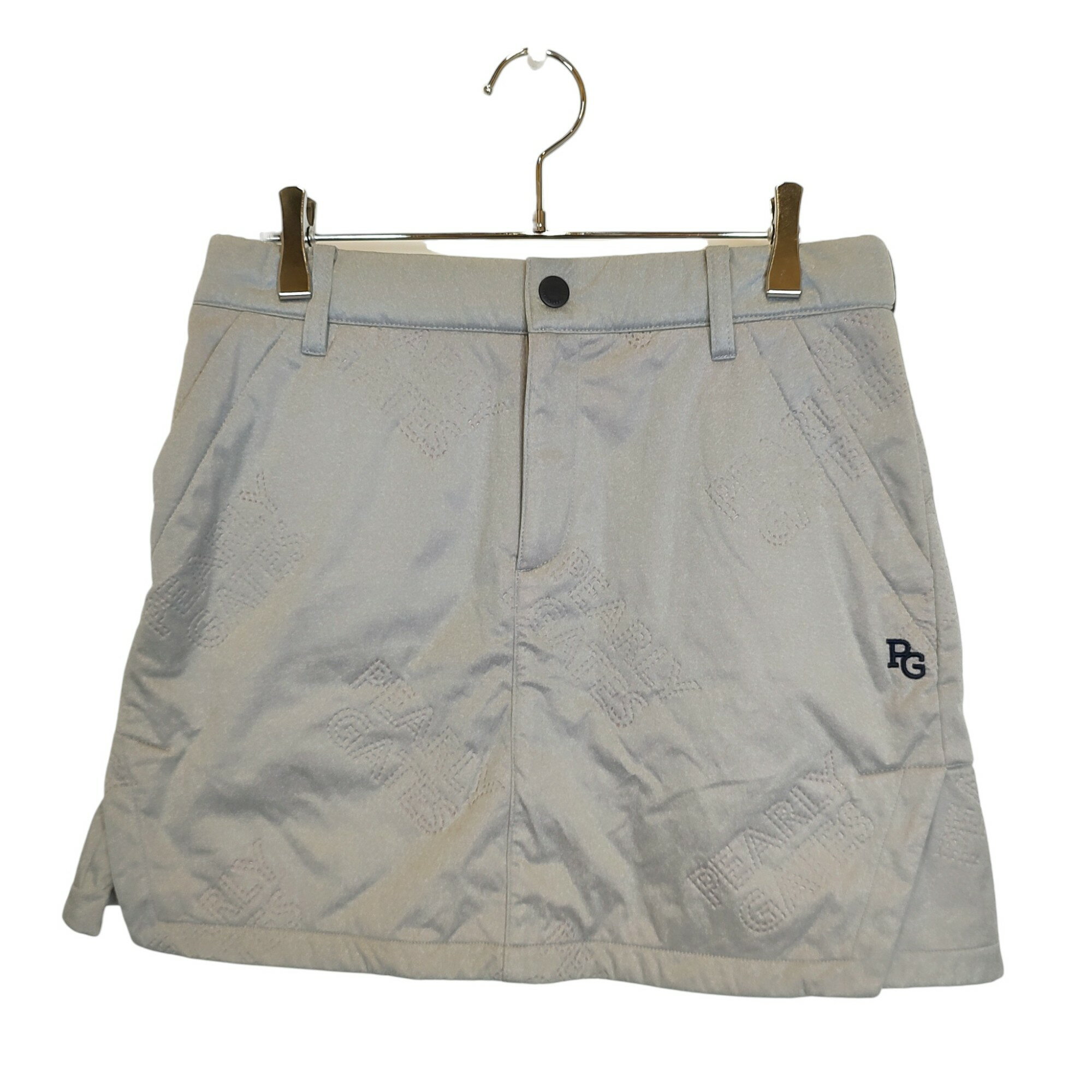 樂天商城 - 【中古】PEARLY GATES パーリーゲイツ ゴルフ 22AW 裏起毛 ボンディング 総柄 スカート 055-2234110 1 グレー レディース
