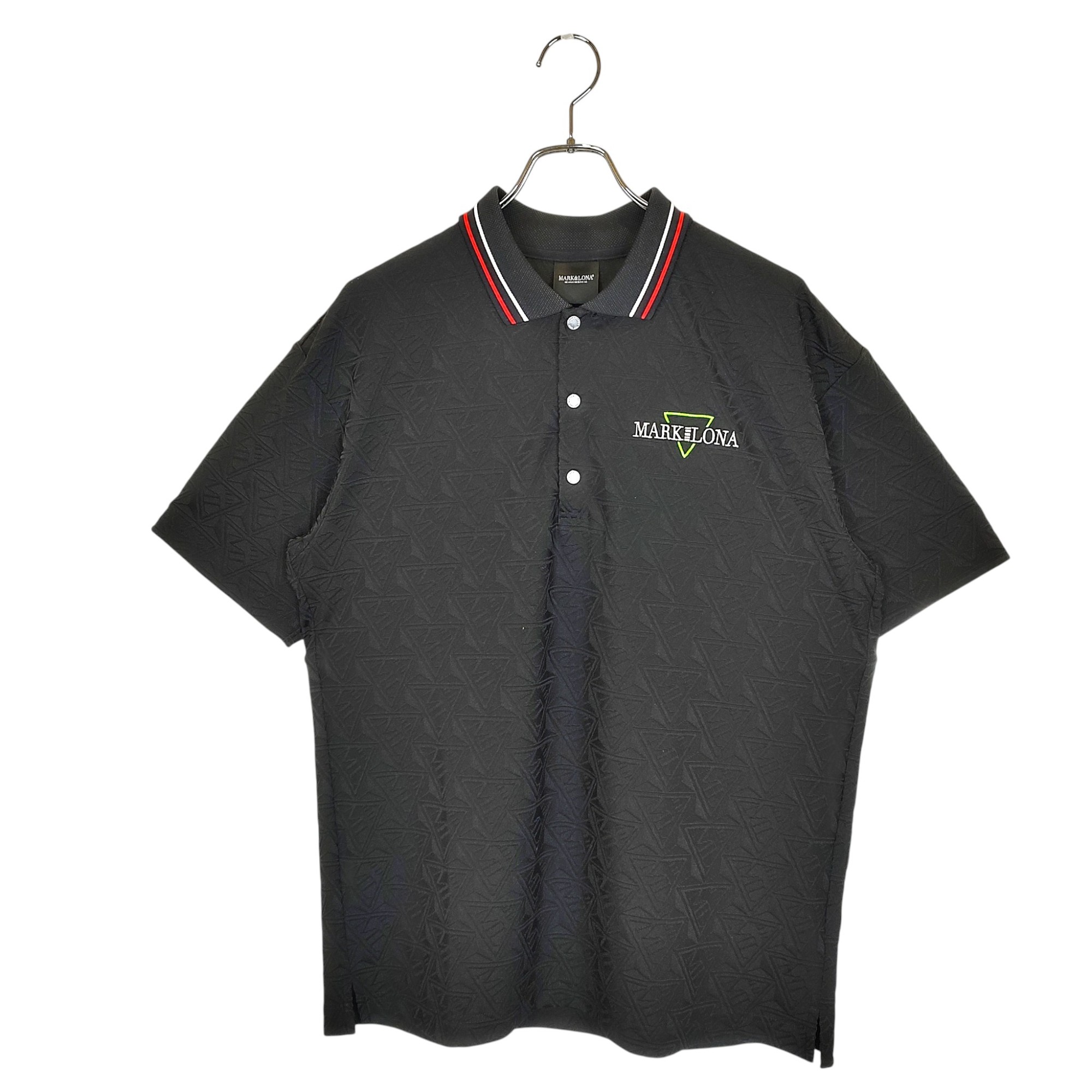 【中古】MARK&LONA マークアンドロナ ゴルフ 25SS CODE COLLECTION CD12-GTPL ジャカード 半袖 ポロシ..