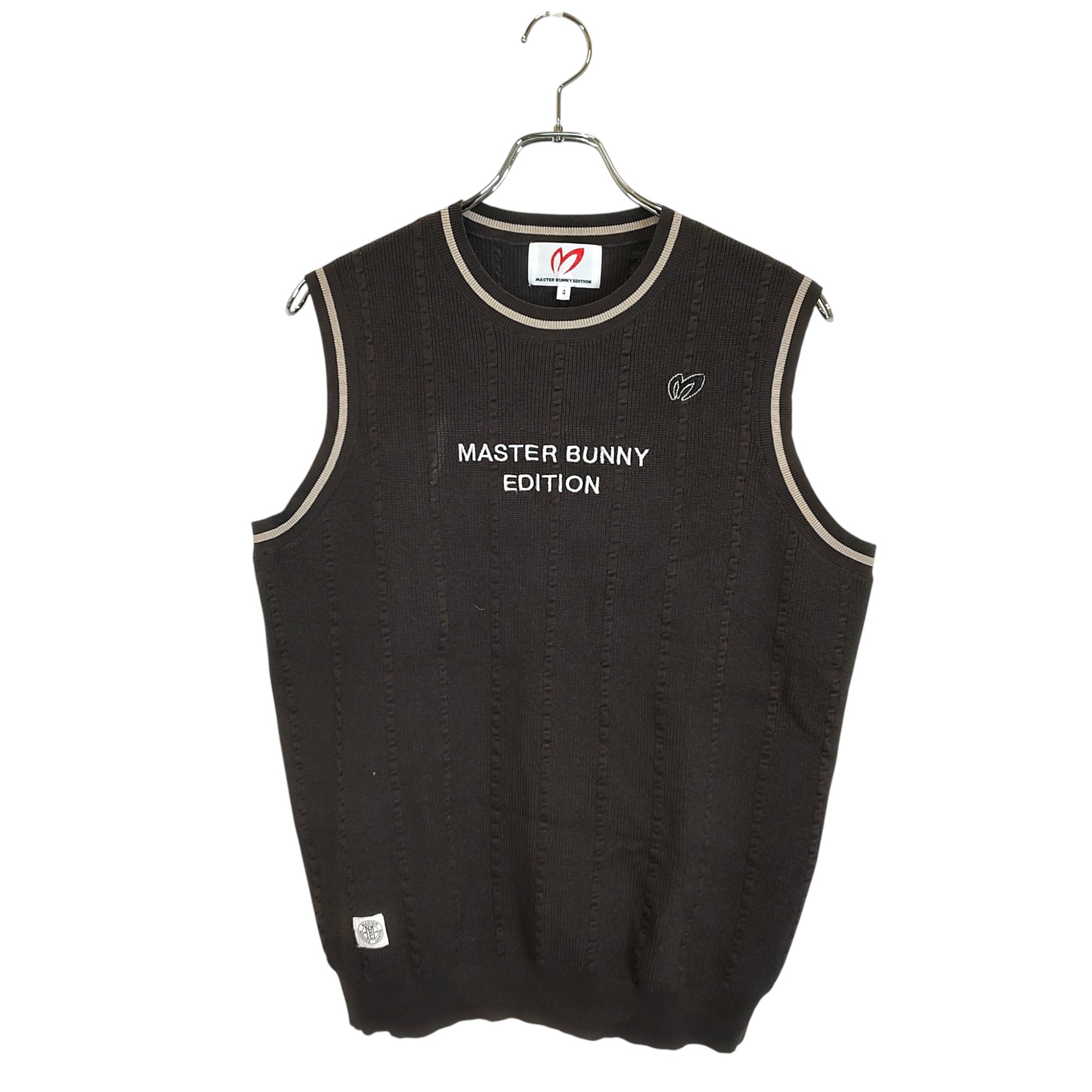 【中古】MASTER BUNNY EDITION マスターバニーエディション ゴルフ 23AW ニット ベ...