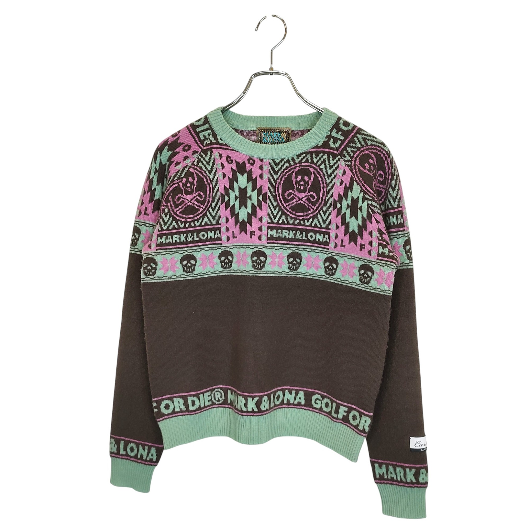 商品状態 コンディションランク コンディション詳細 商品コード ITVAZE7RTLJ4 ブランド MARK&LONA マークアンドロナ ゴルフ アイテム名 24AW Lonato Cashmere Knit カシミヤ 長袖 ニット セーター 対象 レディース カラー マルチ 商品型番 MLW-4C-AB07 素材表記 画像参照 サイズ 38 実寸 実寸〈多少の誤差はご容赦ください〉 肩幅：cm 身幅：47cm 着丈：55cm 袖丈：cm 裄丈：79cm 参考定価 79350円 付属品 画像に移っているものが全てになります。 取扱い店舗 発送に関して全国一律800円