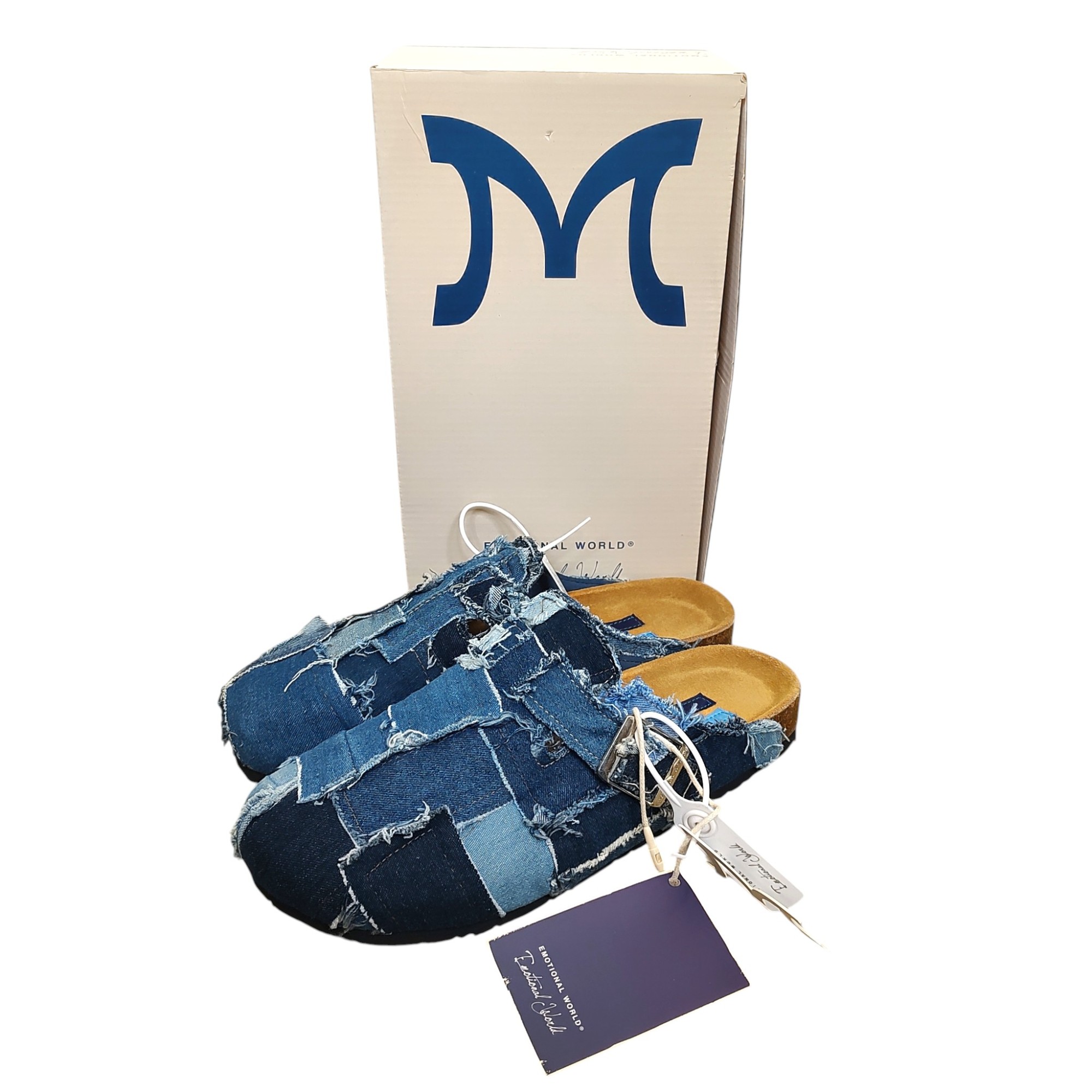 ����š�EMOTIONAL WORLD ���⡼����ʥ���� MULE SLIPPERS �ǥ˥� �ߥ塼�� ����å� 24S1248 3(...