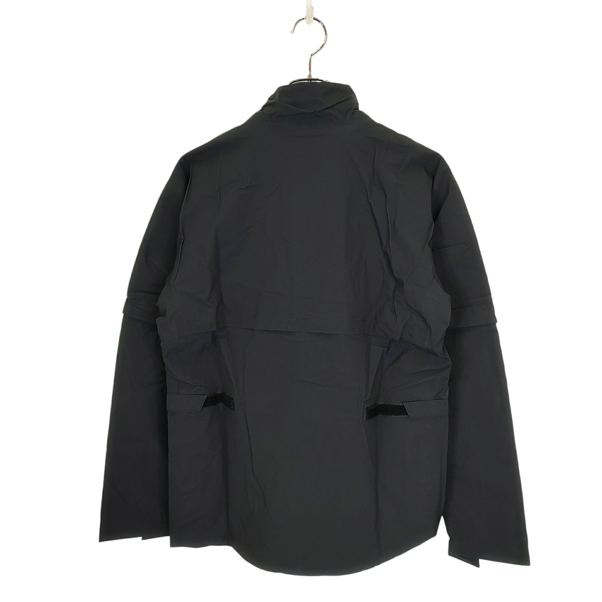 【中古】BRIDGESTONE GOLF ブリヂストン ゴルフ 水神 レイン ブルゾン ジャケット 84G01 M ブラック メンズ