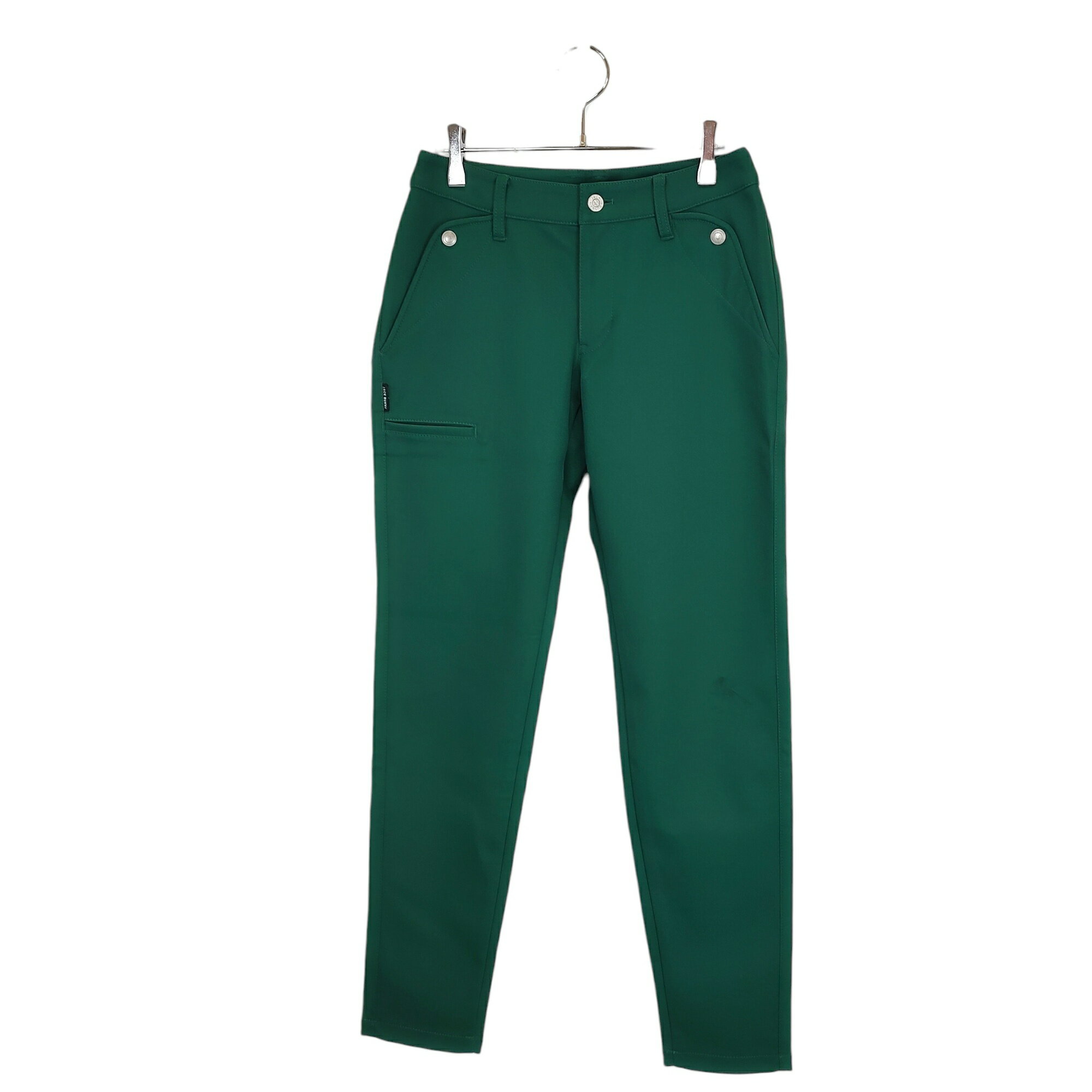 商品状態 コンディションランク コンディション詳細 ・左膝部分 汚れ 商品コード ITCJP34OP1P0 ブランド Jack Bunny!! ジャックバニー ゴルフ アイテム名 20AW 斜めストライプ織生地 ロングパンツ 対象 レディース カラー グリーン 商品型番 263-0231912 素材表記 画像参照 サイズ 0 実寸 実寸〈多少の誤差はご容赦ください〉ウエスト：70cm股上：20cm股下：68cmわたり幅：25cm裾幅：14cm 参考定価 円 付属品 画像に移っているものが全てになります。 取扱い店舗 発送に関して全国一律800円