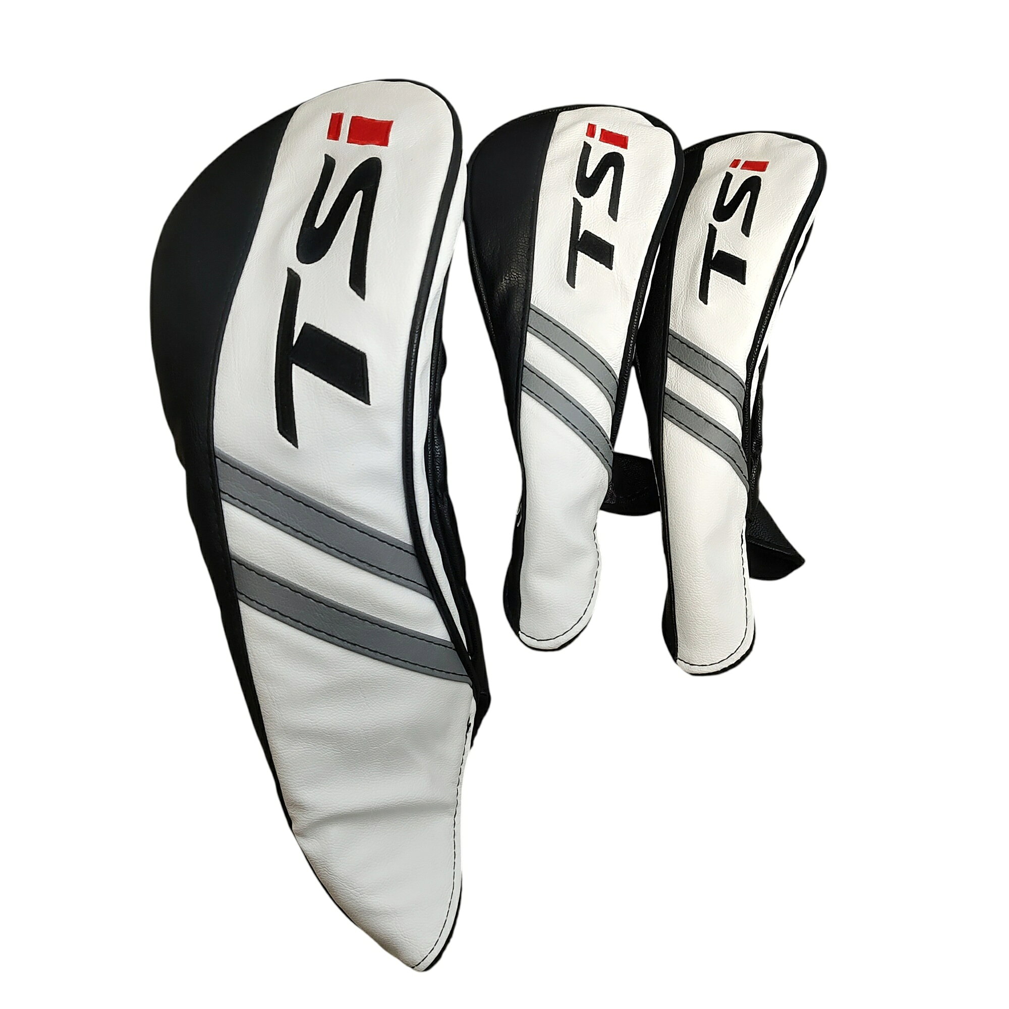 【中古】Titleist タイトリスト ゴルフ ドライバー ユーティリティー DR UT ヘッドカバー セット F ホワイト