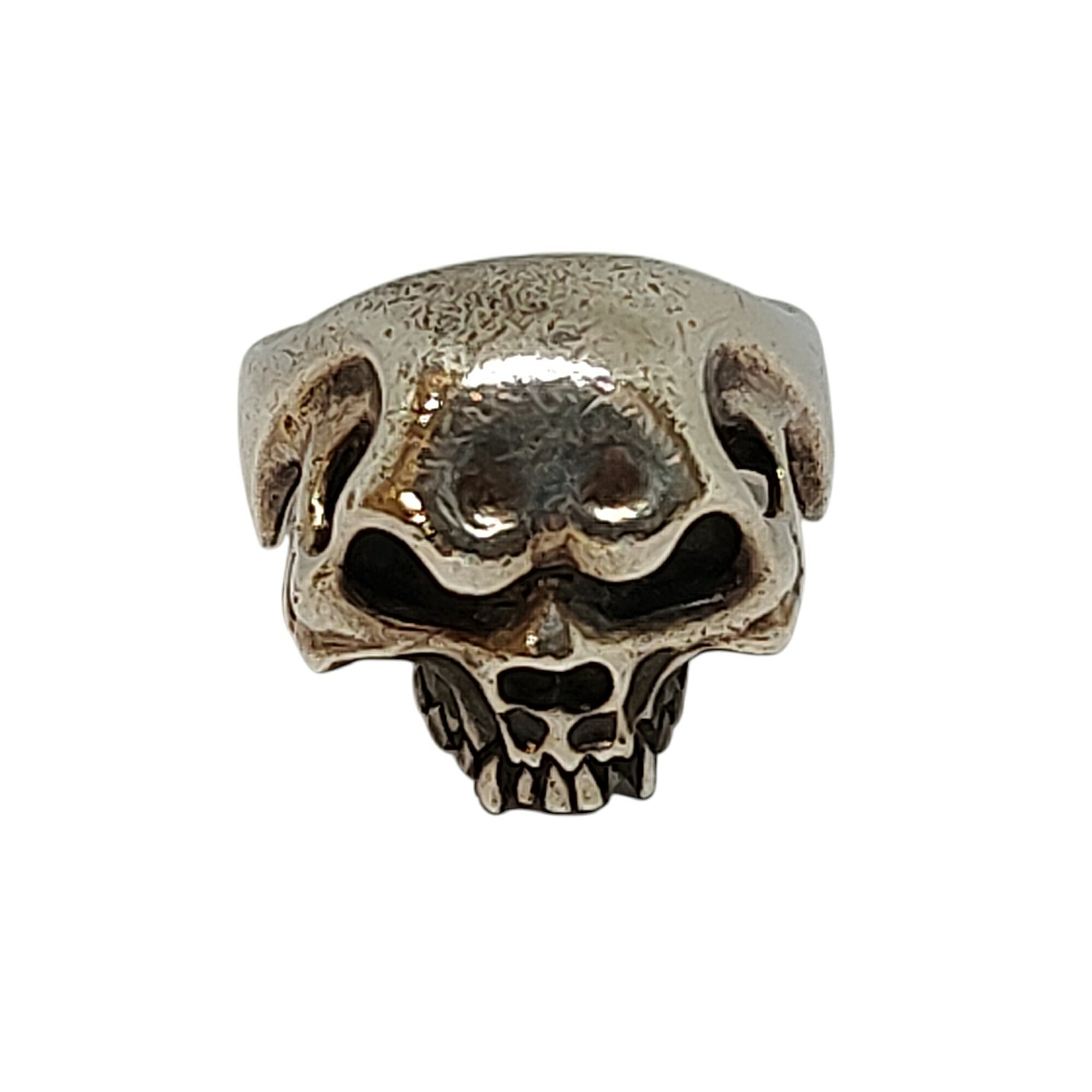 樂天商城 - 【中古】STRANGE FREAK DESIGNS ストレンジフリークデザインス Skull Ring スカル リング 12号 シルバー メンズ