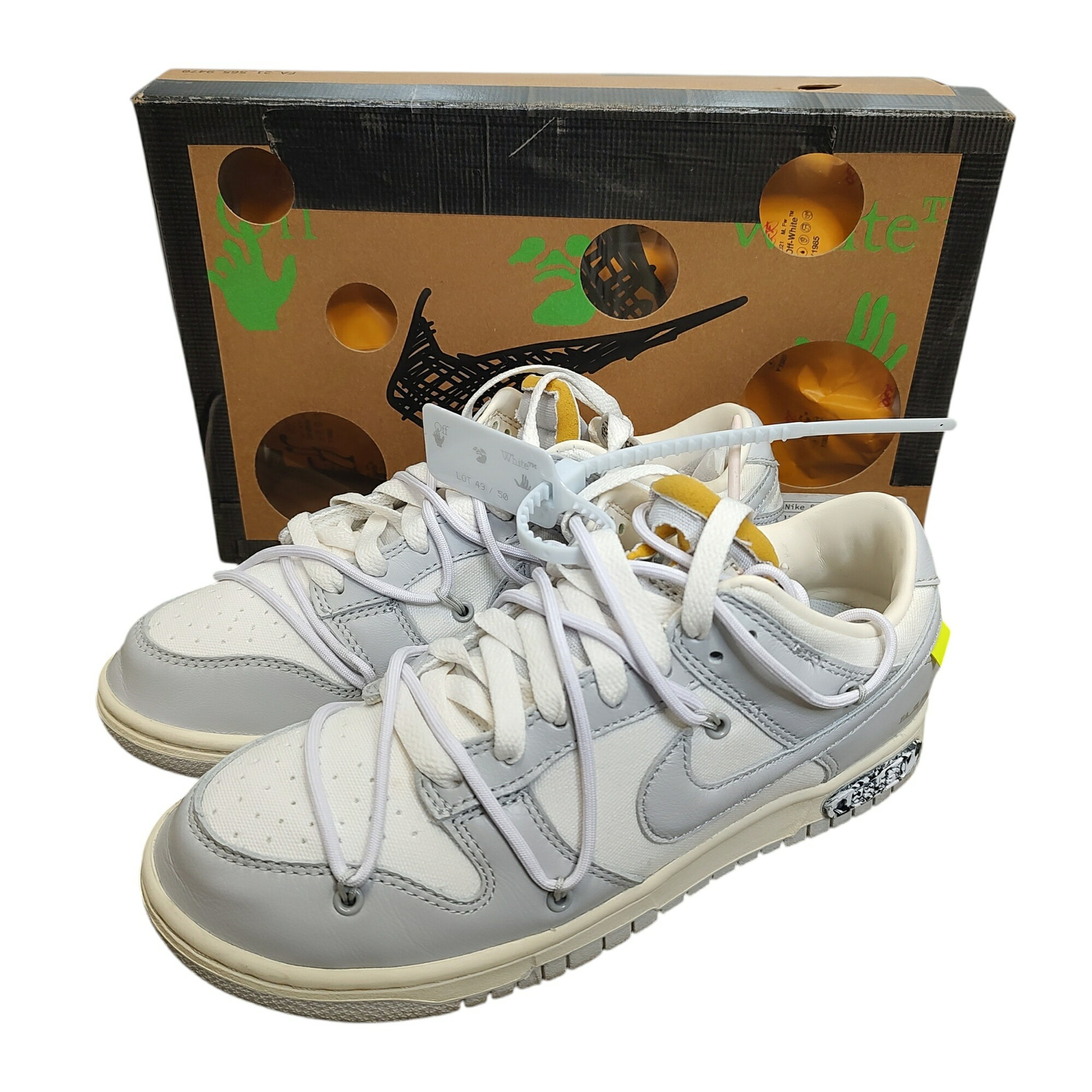 楽天市場】off-white × nike dunk low 1 of 50の通販