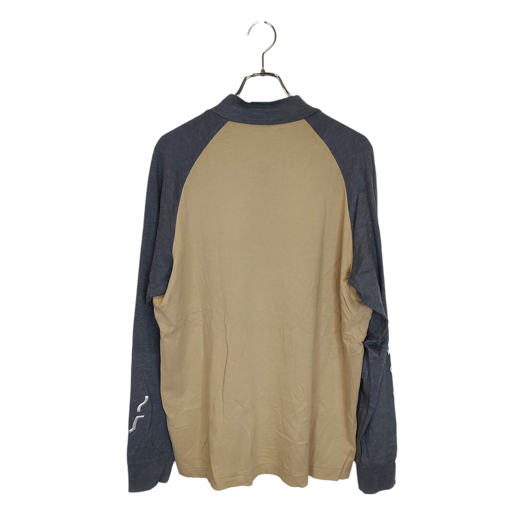 【中古】CPG GOLF シーピージーゴルフ 24AW ウォームタイプ ロングスリーブ モックネック シャツ 2109-24210 5 ベージュ/グレー メンズ