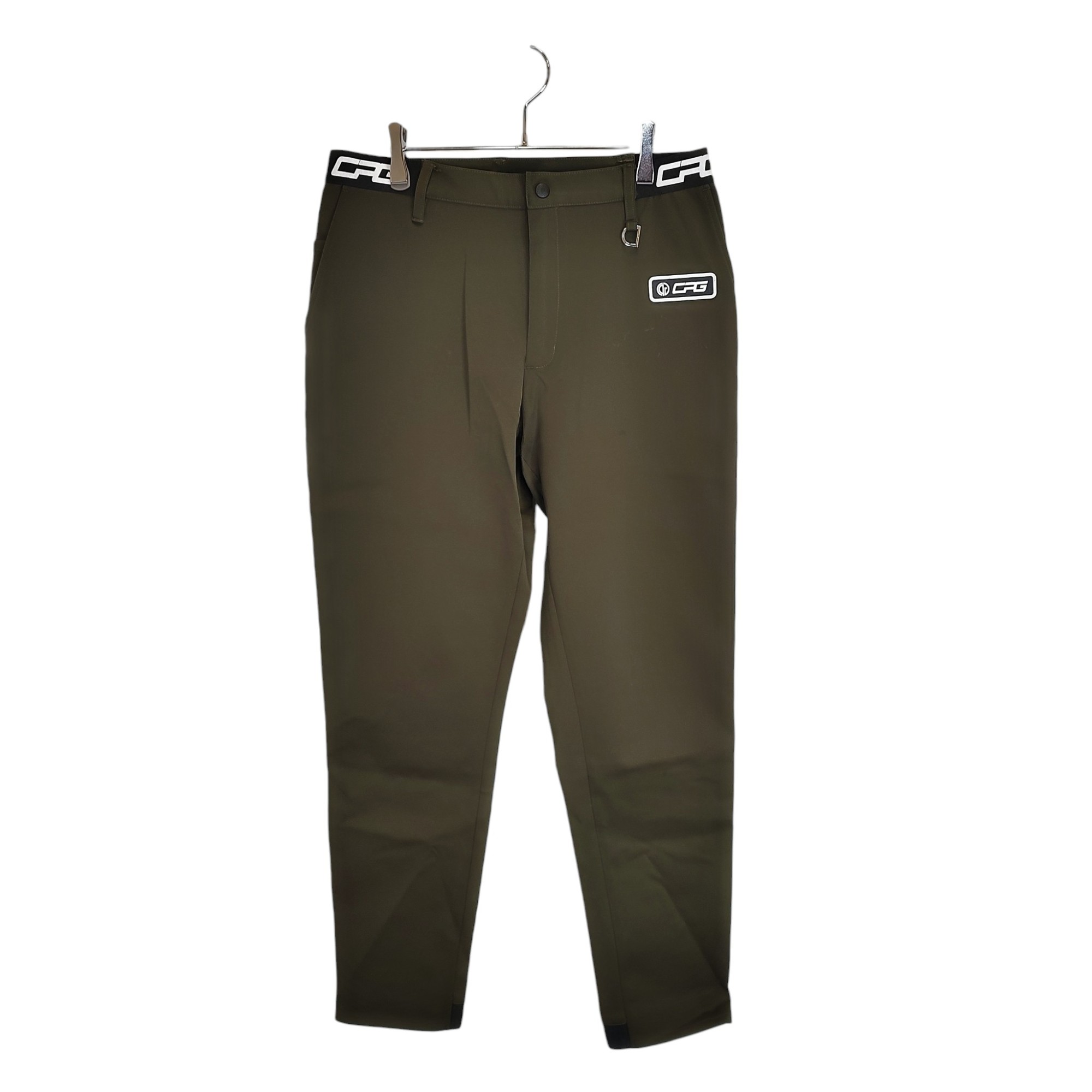 【中古】CPG GOLF シーピージーゴルフ 23AW バックフラワーロゴ トラウザー パンツ 2105-23212 3 カーキ/ブラック メンズ