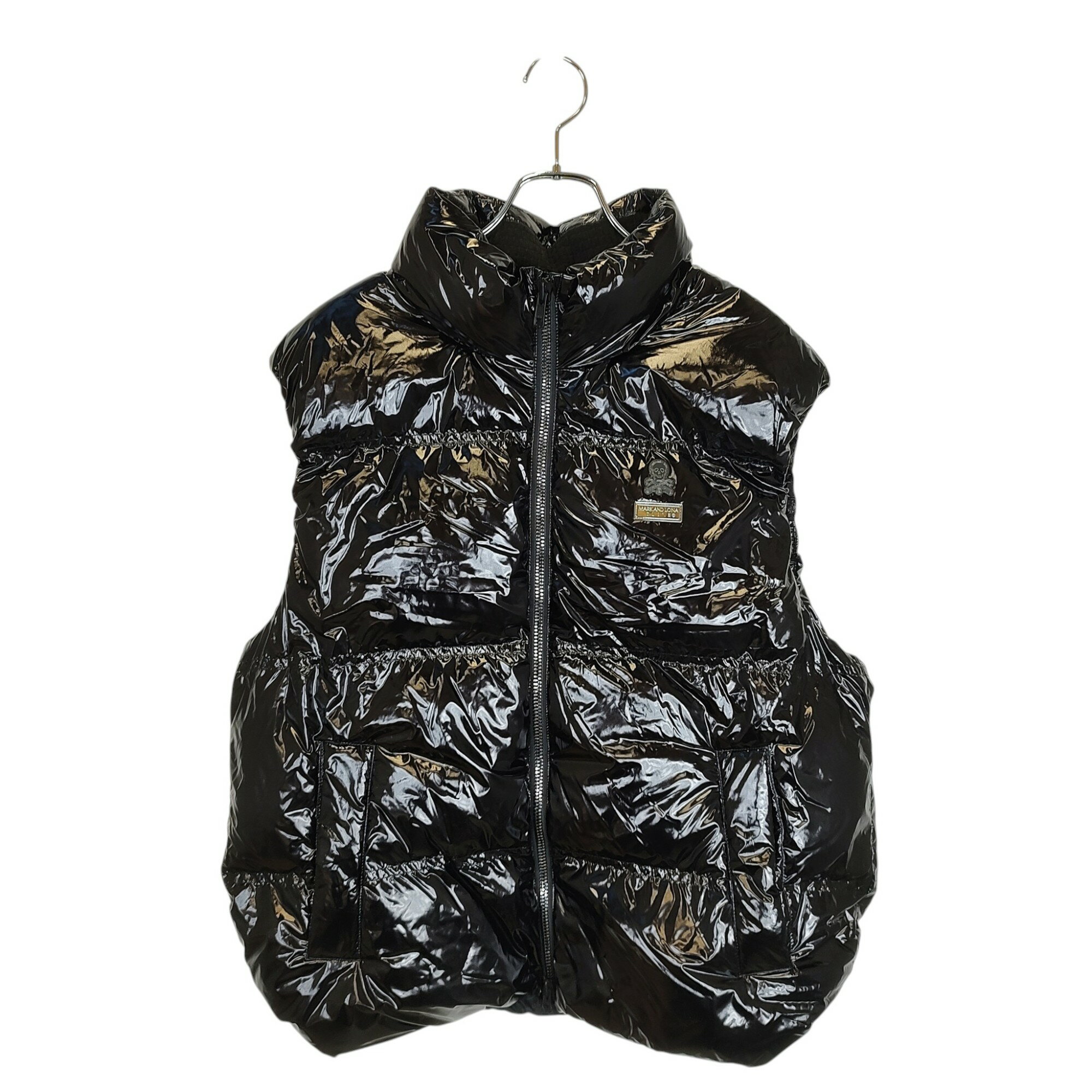 樂天商城 - 【中古】MARK&LONA マークアンドロナ ゴルフ 25AW Nylon Down Jacket ナイロン ダウンジャケット MXM-5D-AD79 48 ブラック メンズ