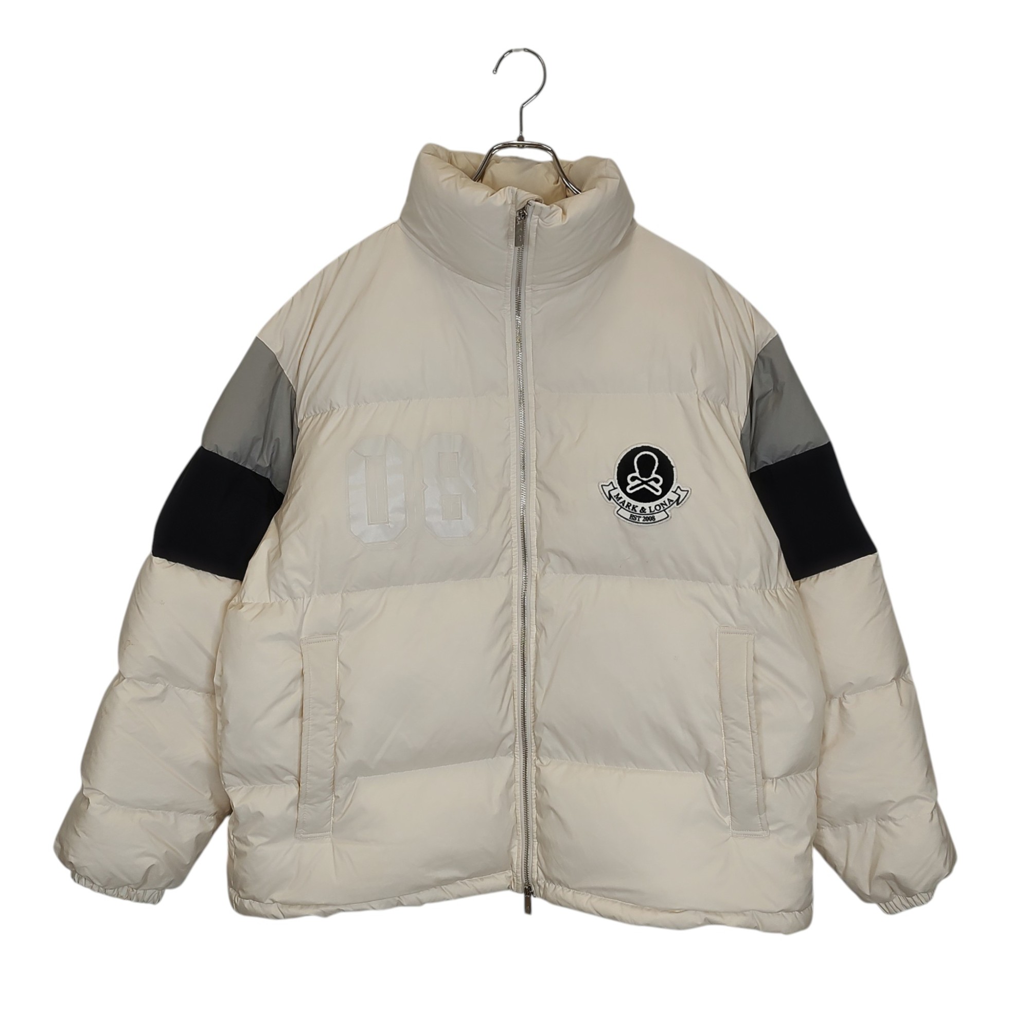 【中古】MARK&LONA マークアンドロナ ゴルフ 25AW Gravity Down Jaket ダウンジャケット MLM-5C-AD09 48 オフホワイト メンズ