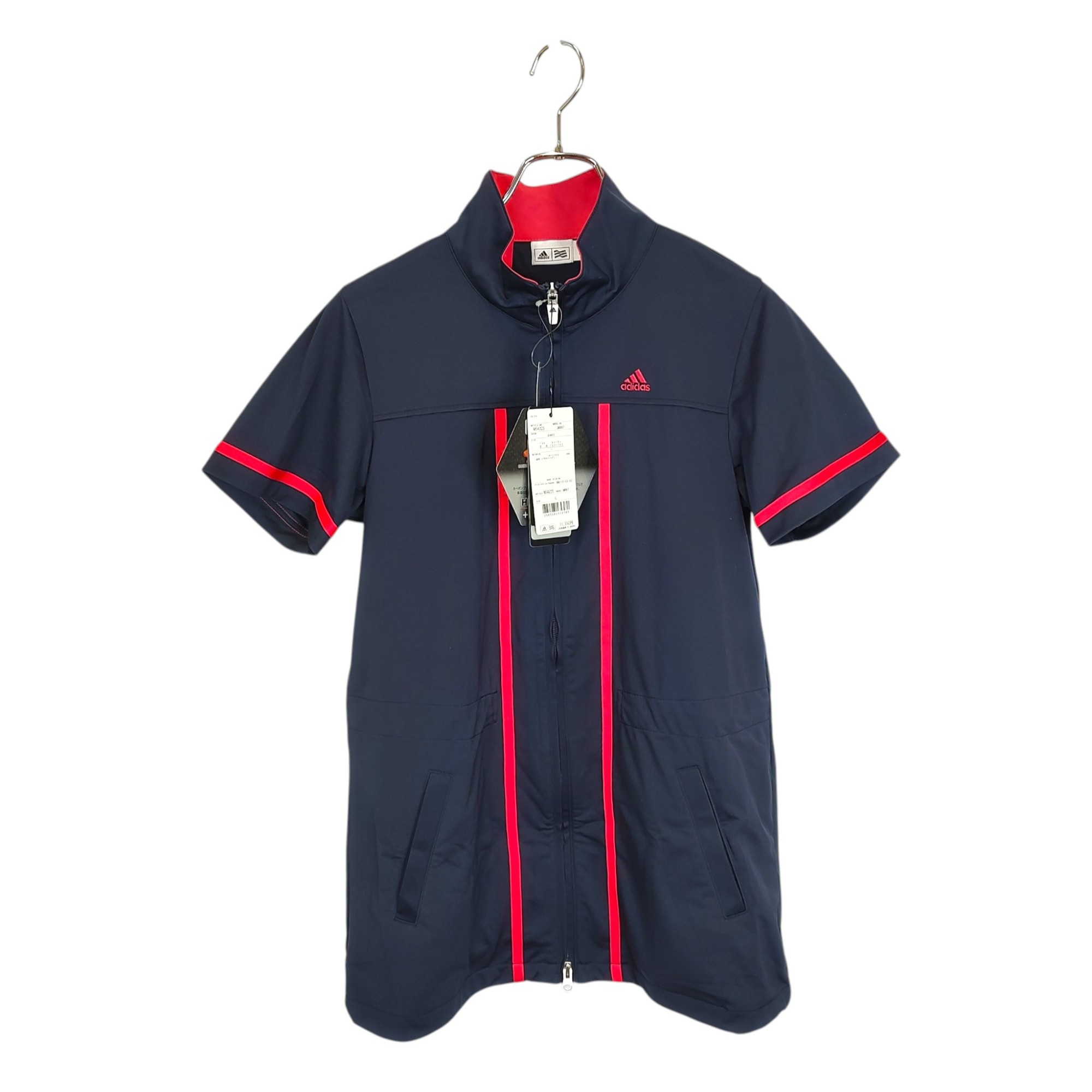 商品状態 コンディションランク コンディション詳細 ・タグ付き 商品コード IT9KSXYNWQ5E ブランド ADIDAS GOLF アディダス ゴルフ アイテム名 半袖 モックネック ワンピース 対象 レディース カラー ネイビー×ピンク 商品型番 N54225 JM867 素材表記 画像参照 サイズ L 実寸 実寸〈多少の誤差はご容赦ください〉 肩幅：39cm 身幅：50cm 着丈：72cm 袖丈：20cm 裄丈：cm 参考定価 11500円 付属品 画像に移っているものが全てになります。 取扱い店舗 発送に関して全国一律800円