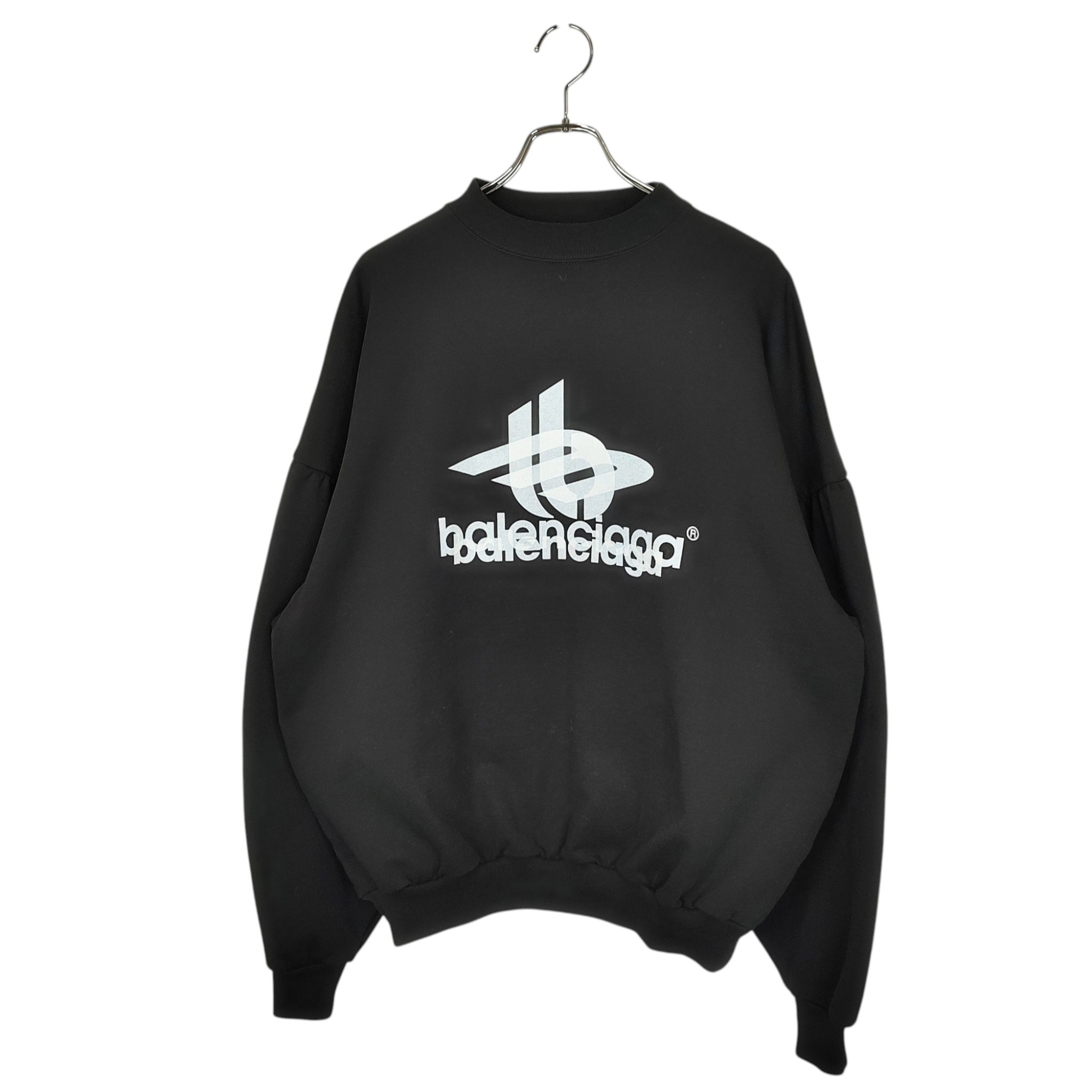 【中古】BALENCIAGA バレンシアガ 24SS Layered Sports Round レイヤード スポーツ ラウンドス ウェット 767860 TPVF3 L ブラック メンズ