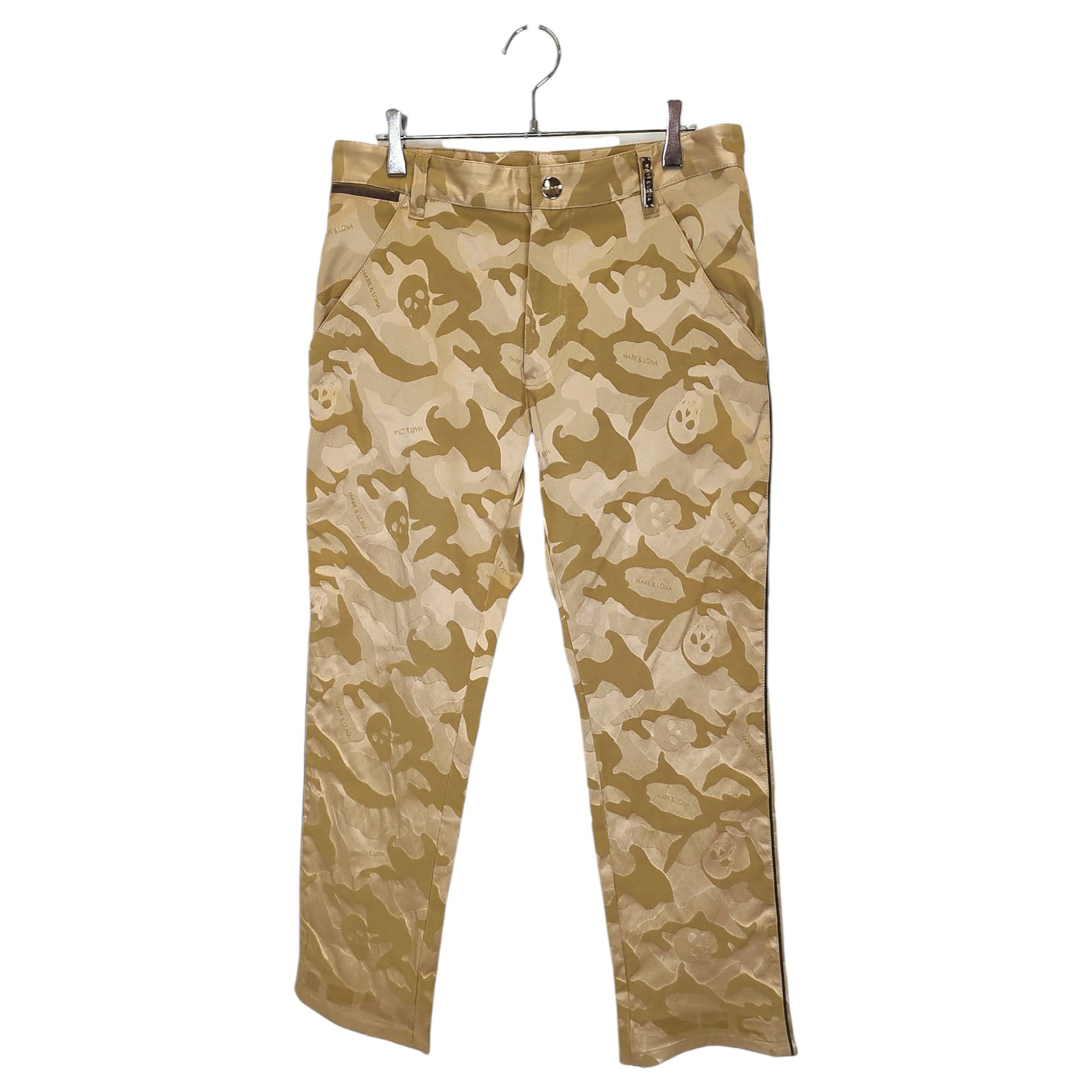 Men'S Wear - 【中古】MARK&LONA マークアンドロナ ゴルフ Camouflage pattern pants カモフラ柄 パンツ F イエロー系 メンズ