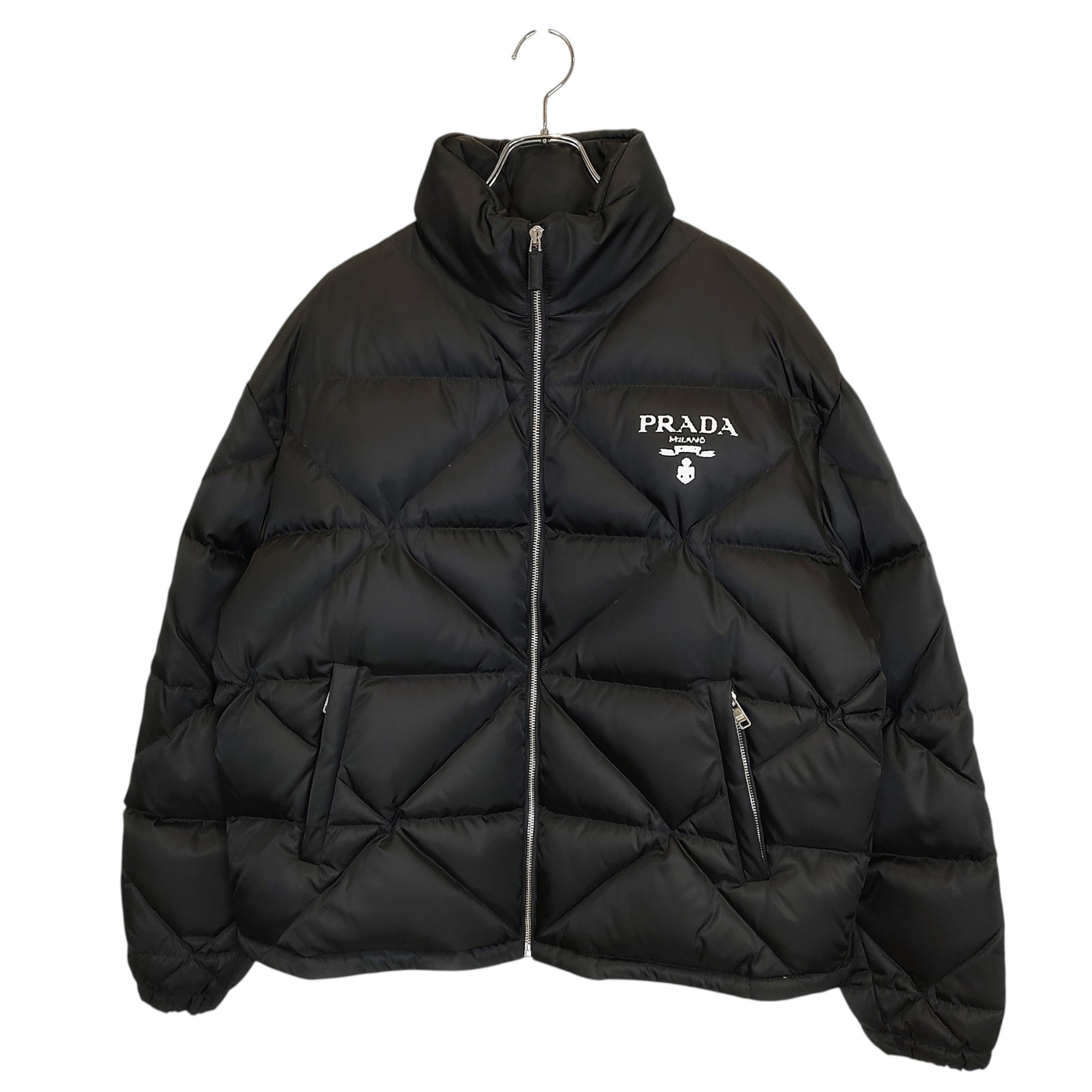 Rakuten - 【中古】PRADA プラダ RE-NYLON ダウンジャケット SGB803 S202 1WQ8 M ブラック メンズ