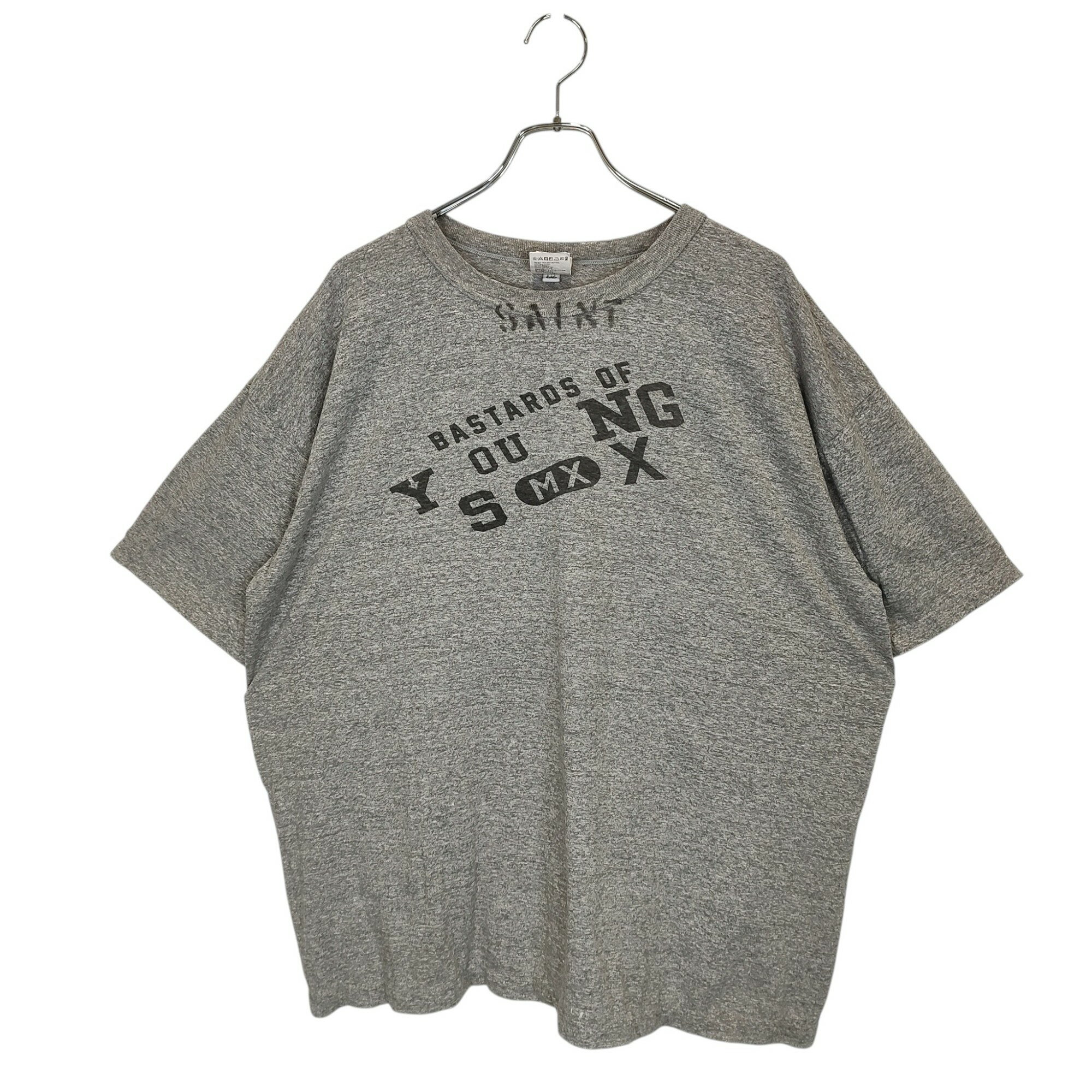 樂天商城 - 【中古】SAINT MICHAEL セント マイケル x BerBerJin ベルベルジン BJ_SS TEE YOUNG グラフィック 半袖 Tシャツ SM-HR8-0000-C37 XL グレー メンズ