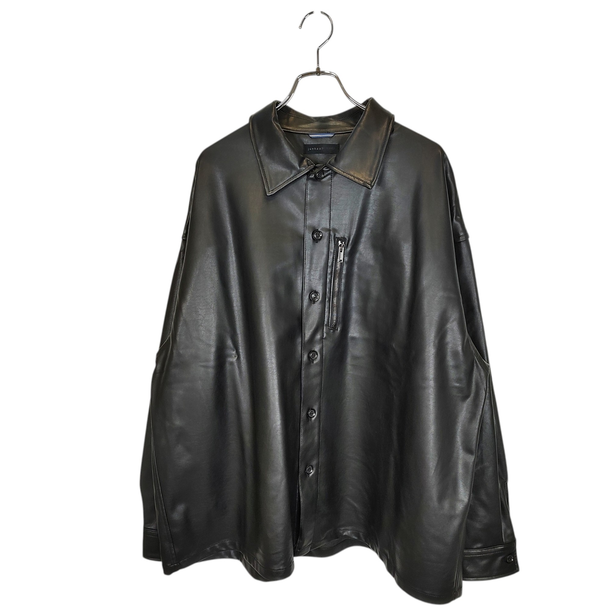 junhashimoto/BIG ZIPレザージャケット/3/牛革/黒/皺加工 入荷情報 / ” BIG ZIP INNER RIDERS ” ＆more… | junhashimoto