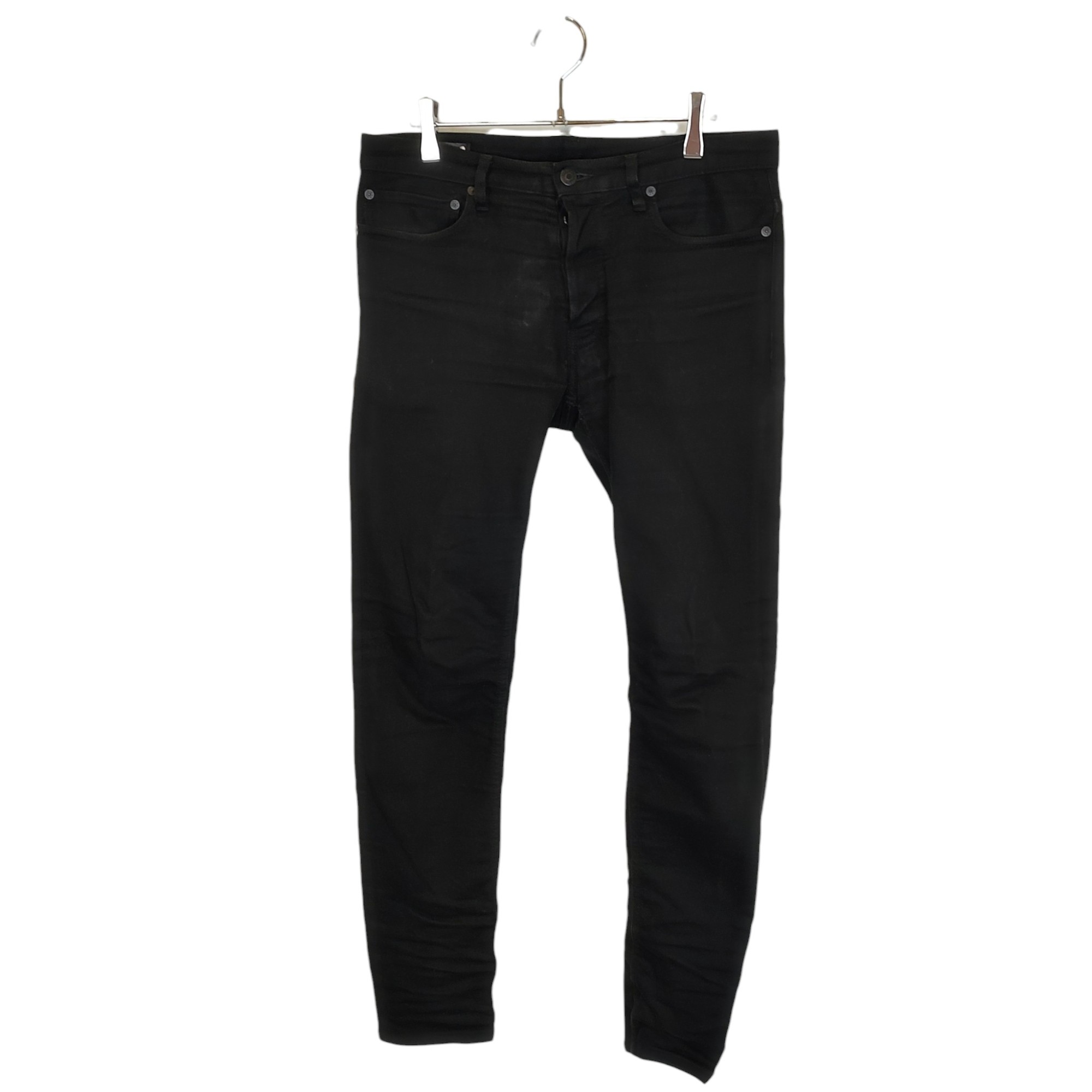 樂天商城 - 【中古】MINEDENIM マインデニム S.Slim STR 5pocket OWS スーパースリム スキニーデニム ジーンズ FPK107N-99-312-6 8 ブラック メンズ