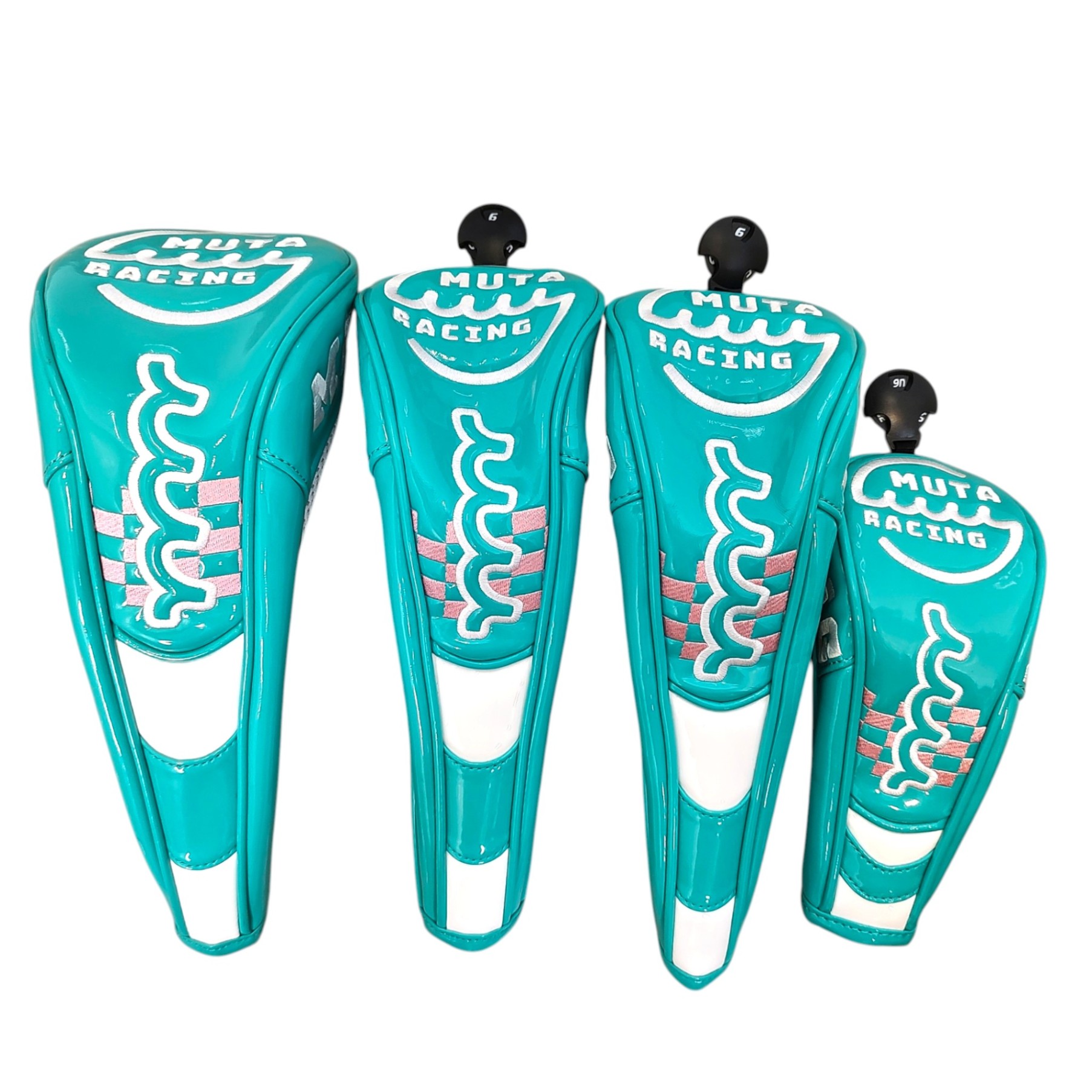 Head Covers - 【中古】muta MARINE GOLF ムータ マリン ゴルフ ドライバー フェアウェイウッド ユーティリティ DR FW UT ヘッドカバーセット F ミント