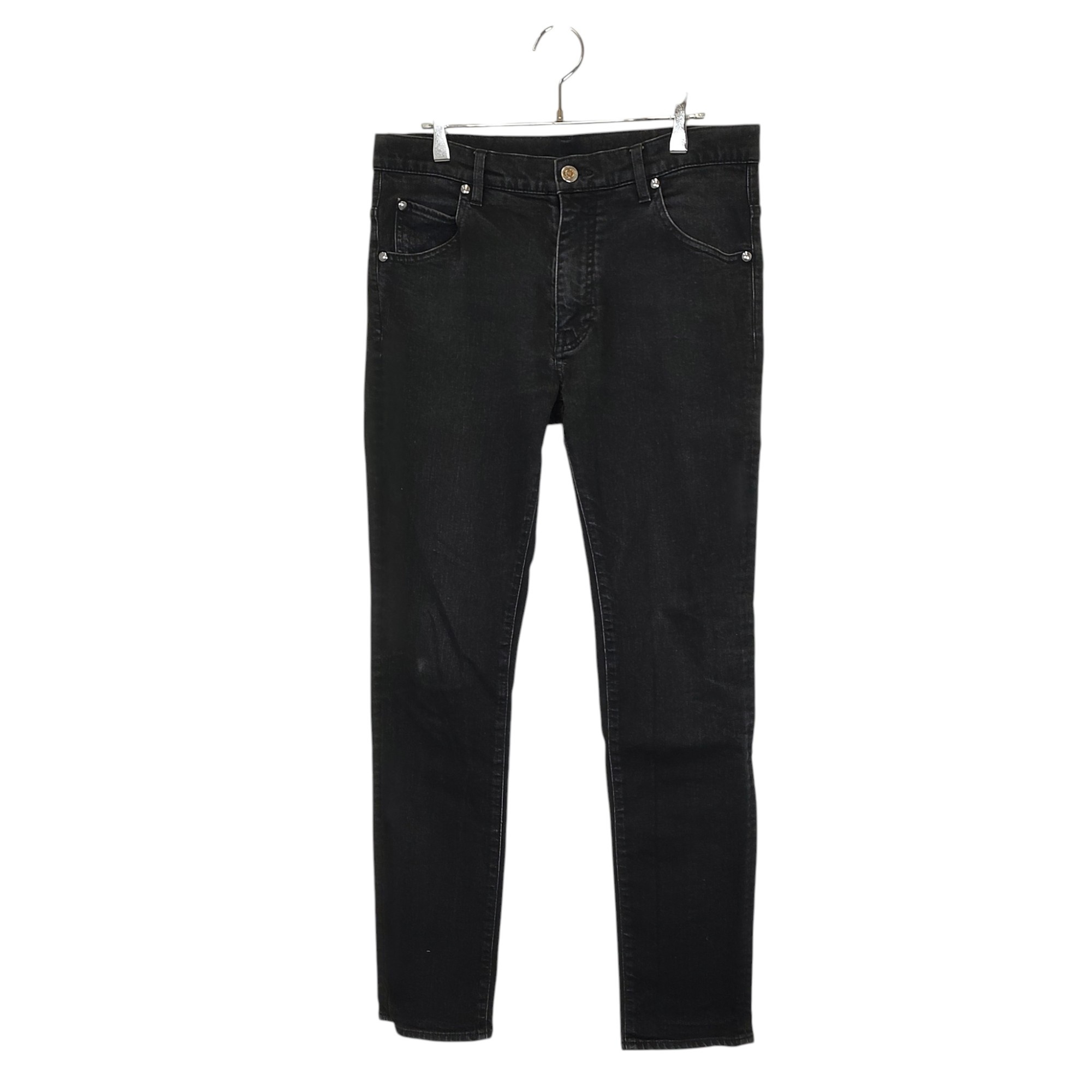 [Used] 1PIU1UGUALE3 Uno Più Uno Uguale Tre 9 TAPERED Washed Tapered Denim Jeans MRP494 CTU220 5 Black Men's