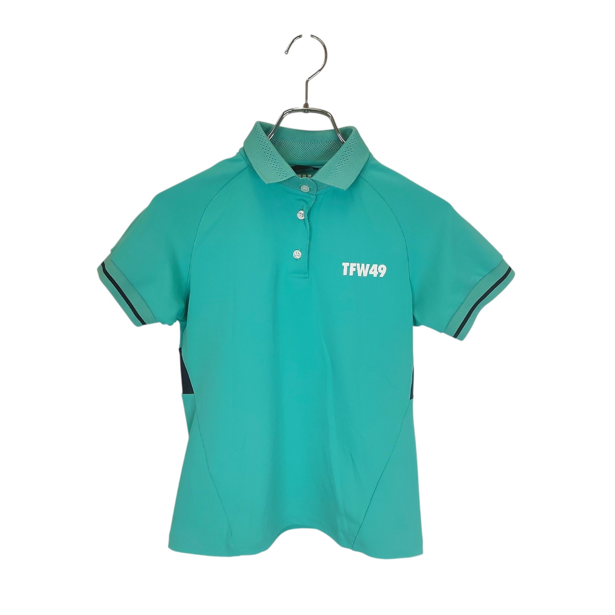 Rakuten - 【中古】TFW49 ティーエフダブリュー ゴルフ 24SS ROF LINE POLO ロフライン 半袖 ポロシャツ TL10241005 S ミント レディース
