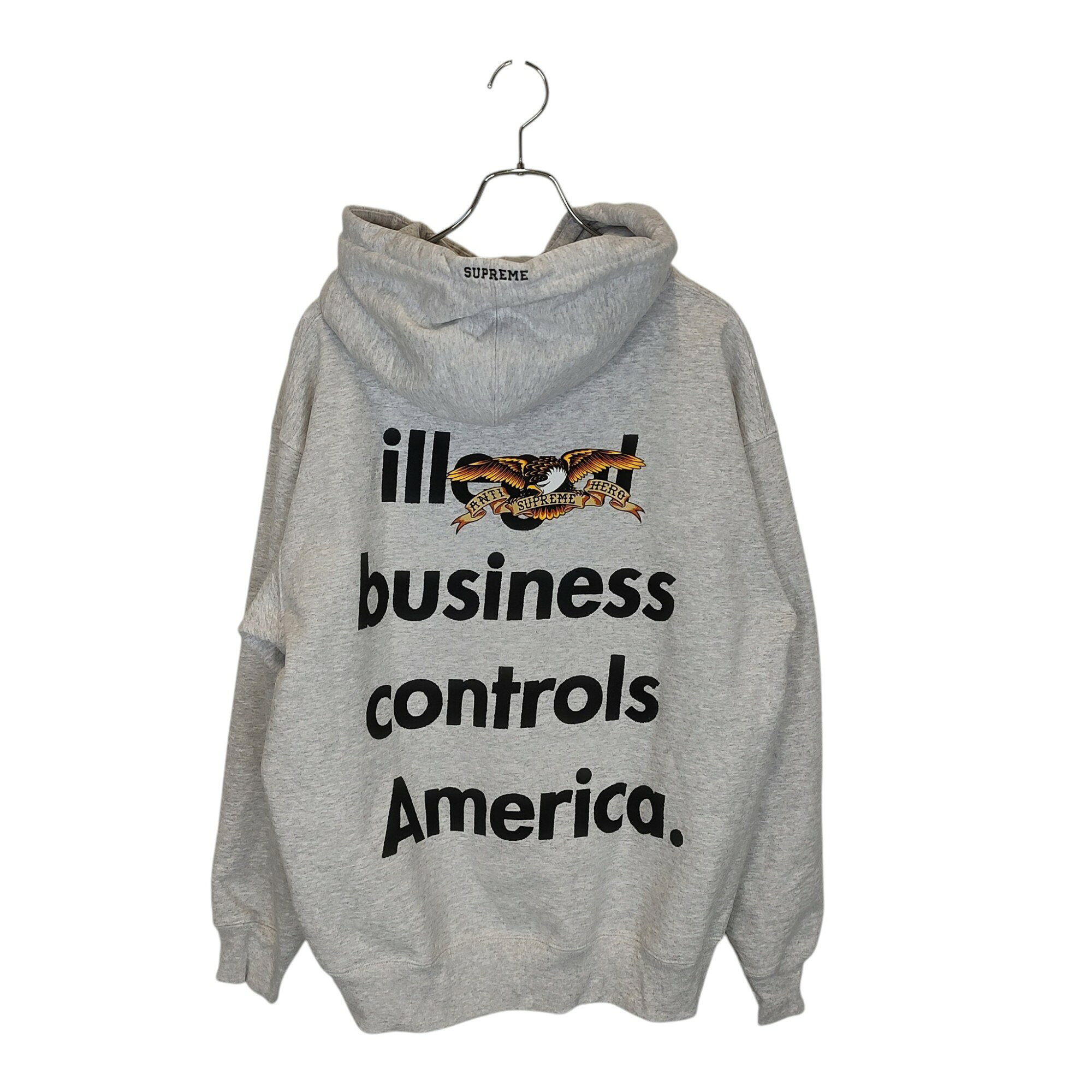 【中古】Supreme シュプリーム 25AW x ANTIHERO Hooded Sweatshirt パーカー L グレー メンズ trigger-i-10008615 TRIGGER 楽天市場店 サンプル画像2