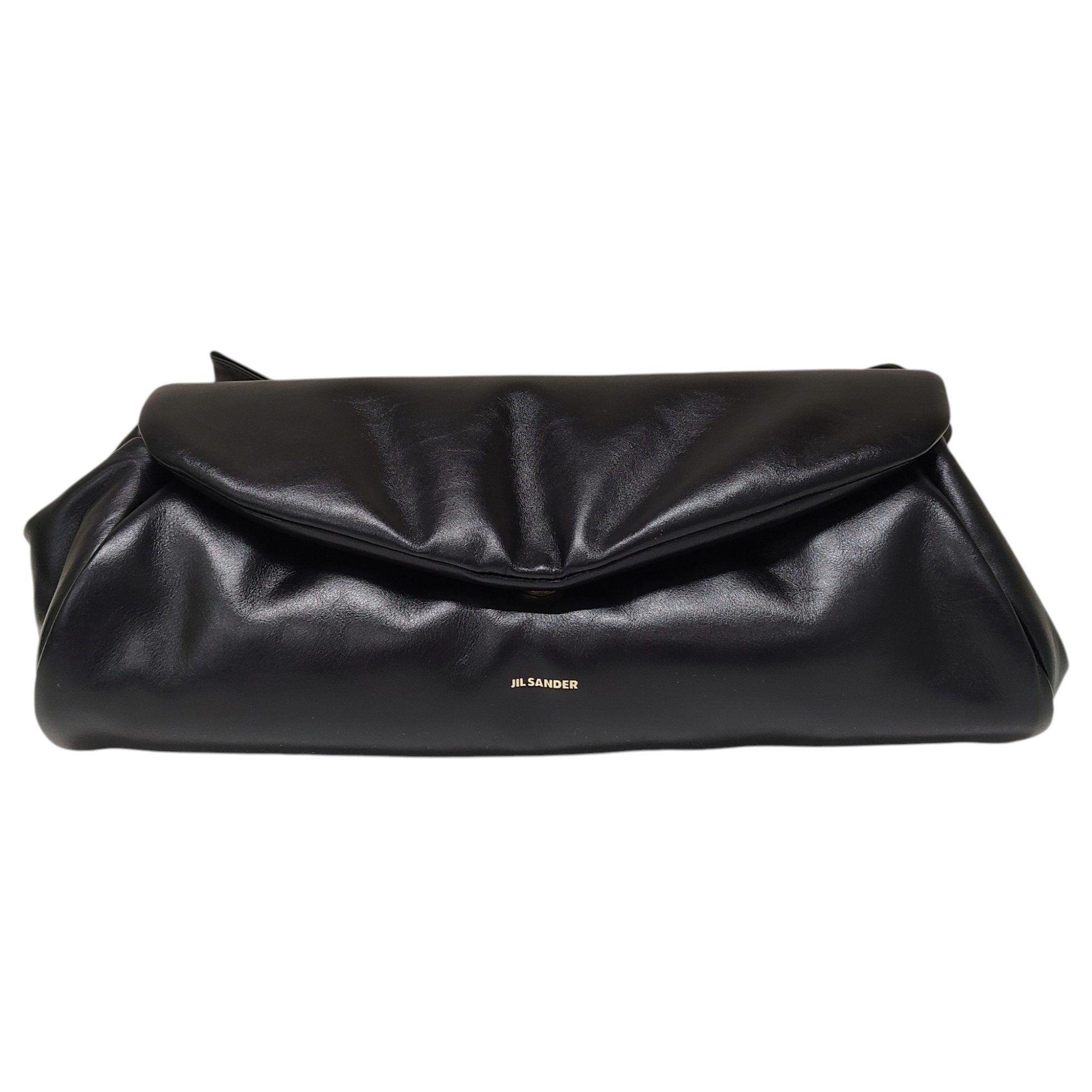 Rakuten - 【中古】JIL SANDER ジルサンダー 24AW Cannolo Padded SMALL カンノーロ パデッド スモール ショルダーバッグ 金具ゴールド J07WD0076 P6569 001 F ブラック メンズ