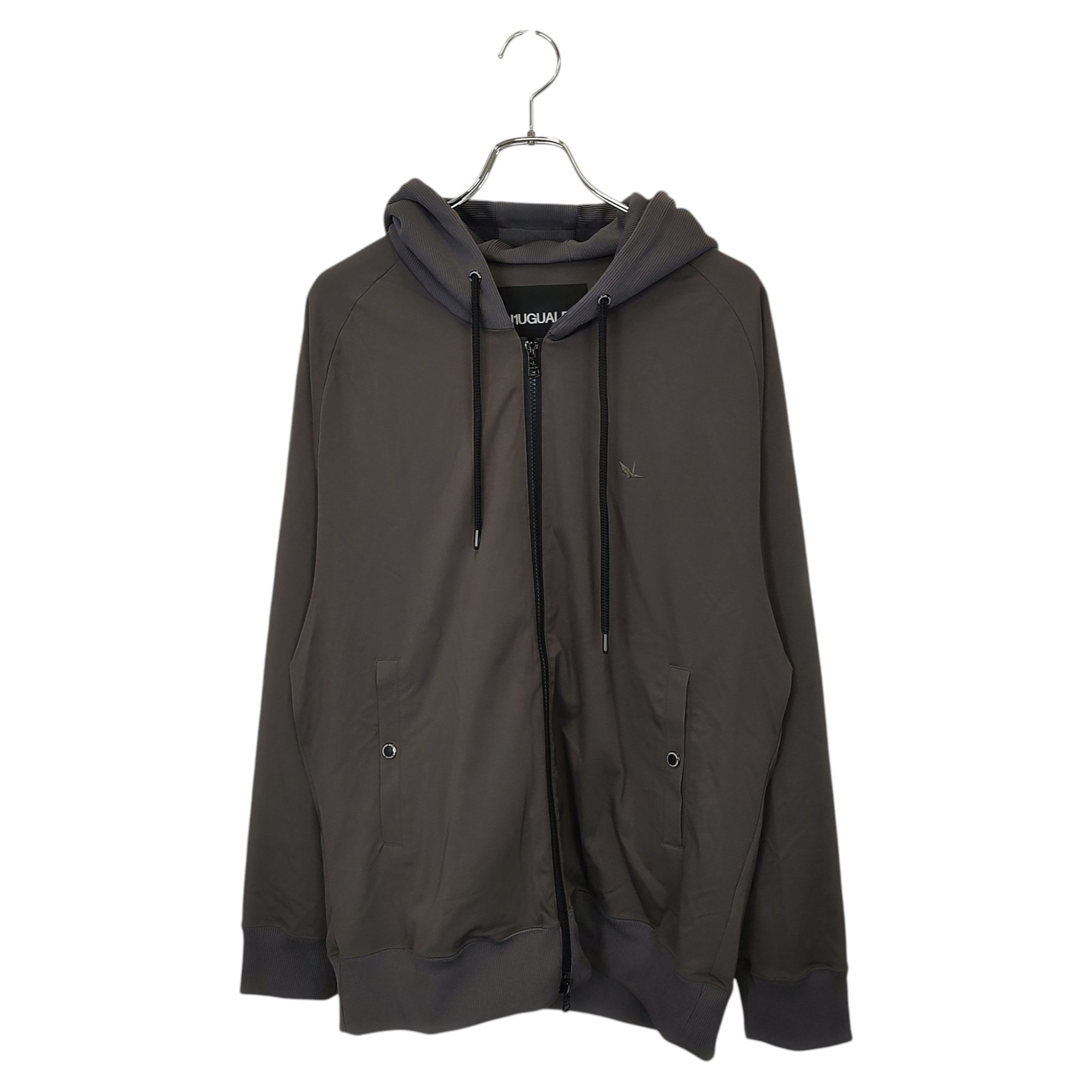 Rakuten - 【中古】1PIU1UGUALE3 SPORT ウノピゥウノウグァーレトレ スポーツ COMFORTABLE TAG ZIP PARKA ジップアップ パーカー CM036 MT01 5 ダークグレー メンズ
