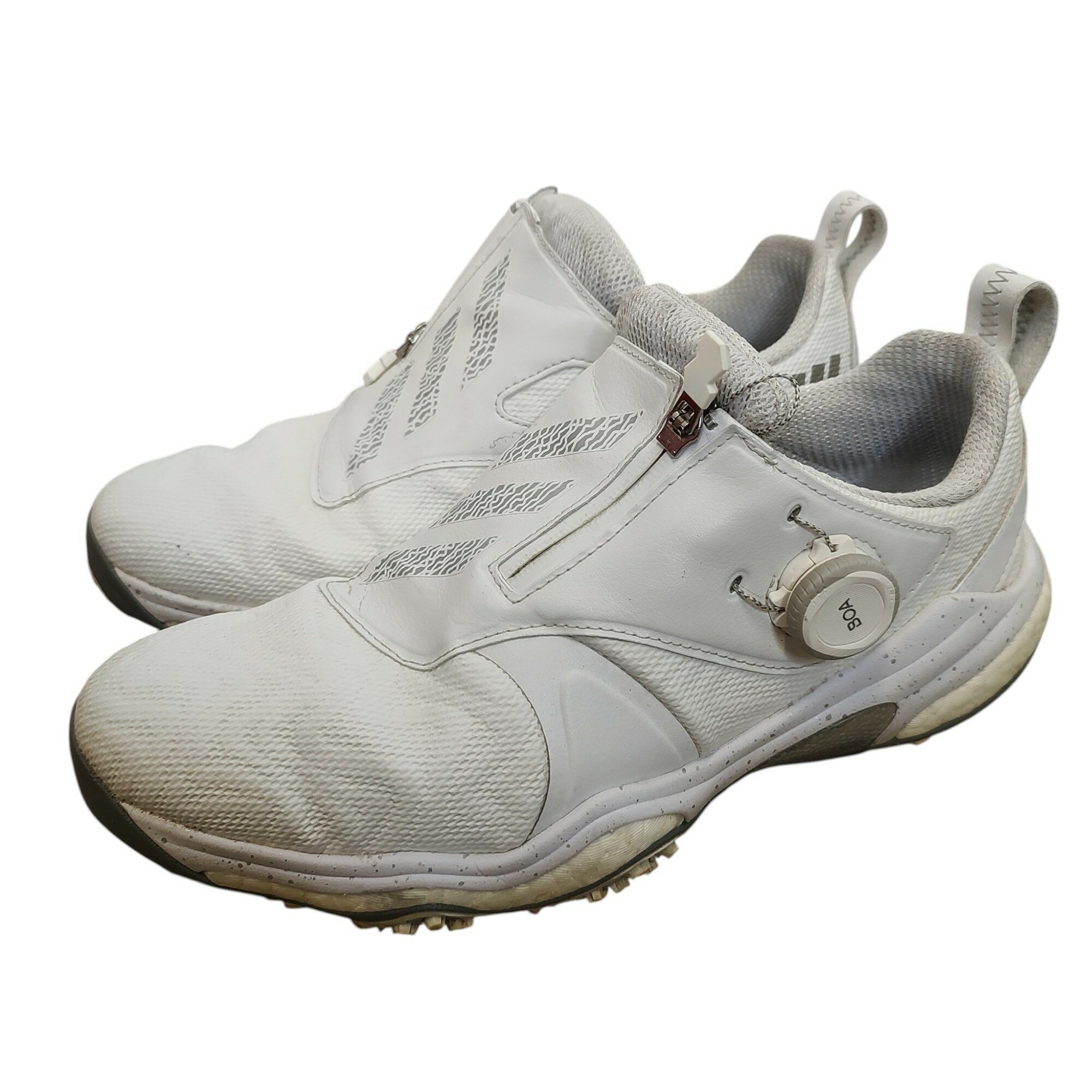 樂天商城 - 【中古】ADIDAS GOLF アディダス ゴルフ Codechaos Boa 25 ゴルフシューズ ID8605 26.5 ホワイト メンズ