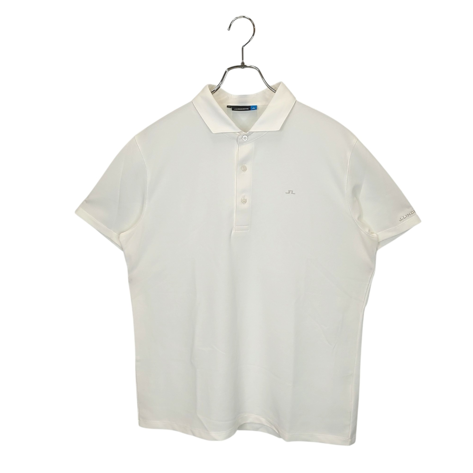Rakuten - 【中古】J. LINDEBERG ジェイリンドバーグ S/S POLO 半袖 ポロシャツ XL ホワイト メンズ