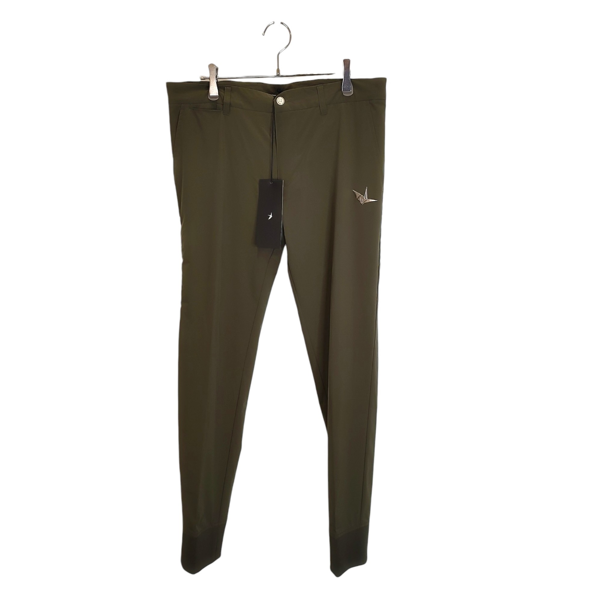 樂天商城 - 【中古】1PIU1UGUALE3 GOLF ウノピゥウノウグァーレトレ ゴルフ 24SS RIB PANTS ロング リブ パンツ GRP149-POE478 6 XL カーキ メンズ