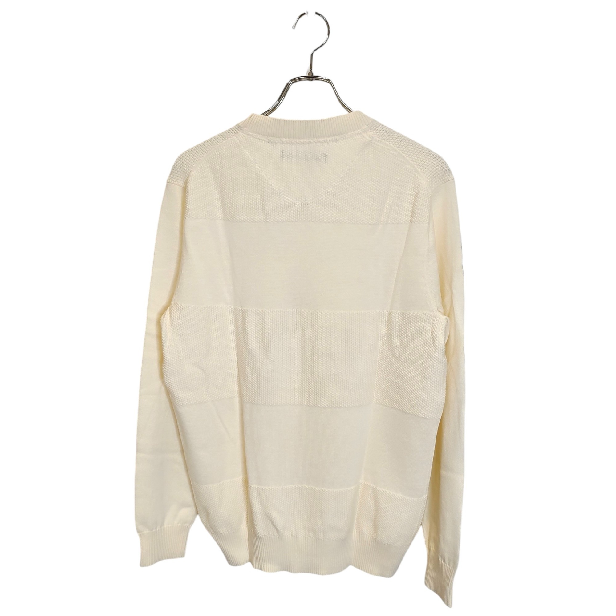 【中古】TRAVIS MATHEW トラビスマシュー ゴルフ Border Sweater ボーダー セーター 7AK029C L ホワイト メンズ