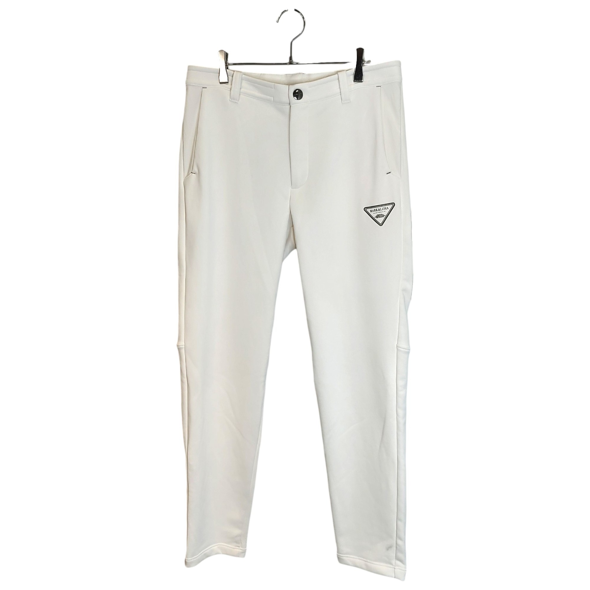 Rakuten - 【中古】MARK&LONA マークアンドロナ ゴルフ 25SS CODE COLLECTION CD12-KNPT ロングパンツ MCM-5A-AT51 48 ホワイト メンズ