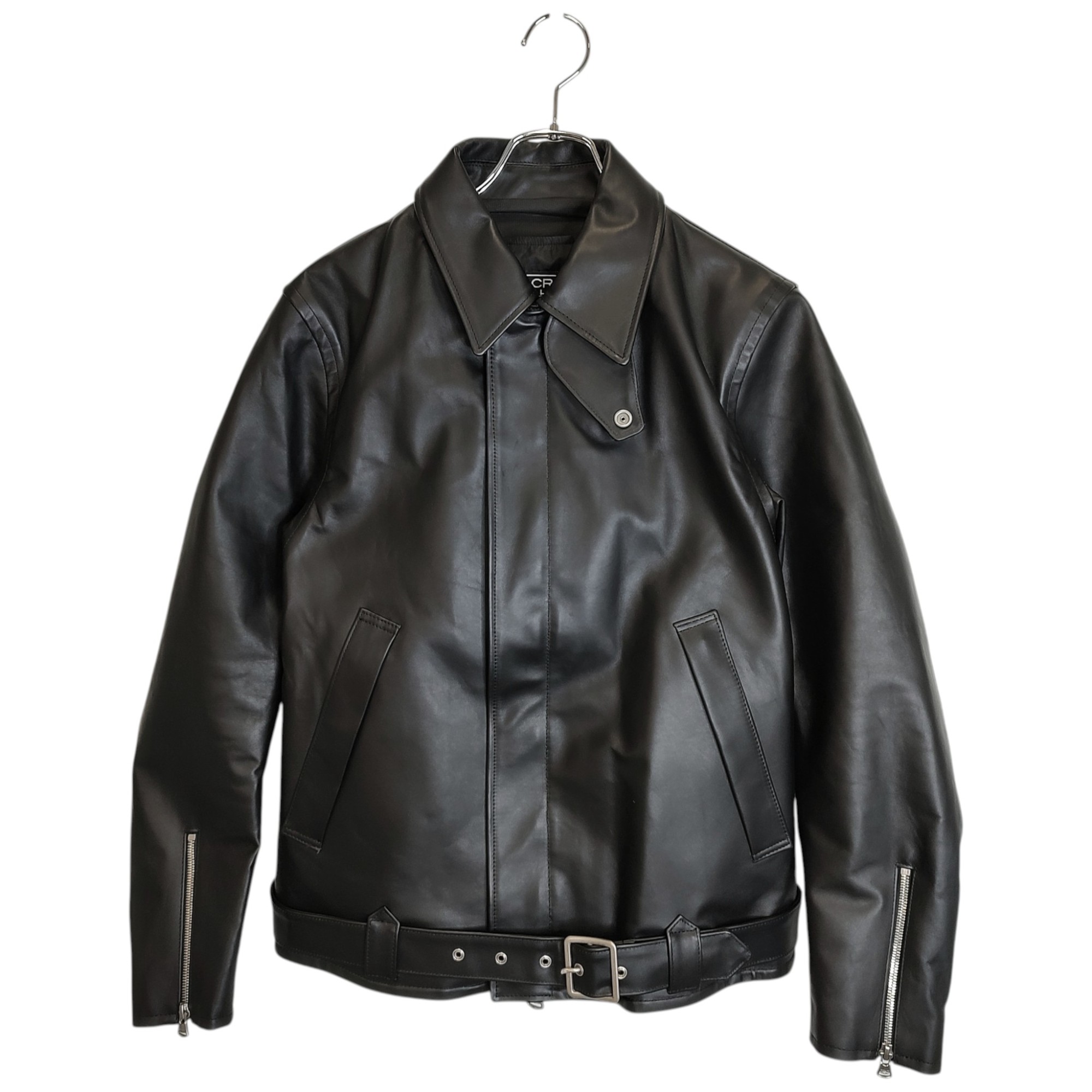 樂天商城 - 【中古】ISAMU KATAYAMA BACKLASH イサムカタヤマバックラッシュ DROID G5 SINGLE RIDERS カウレザー シングルライダース レザージャケット 電熱ライナー付き 2008-01 M ブラック メンズ