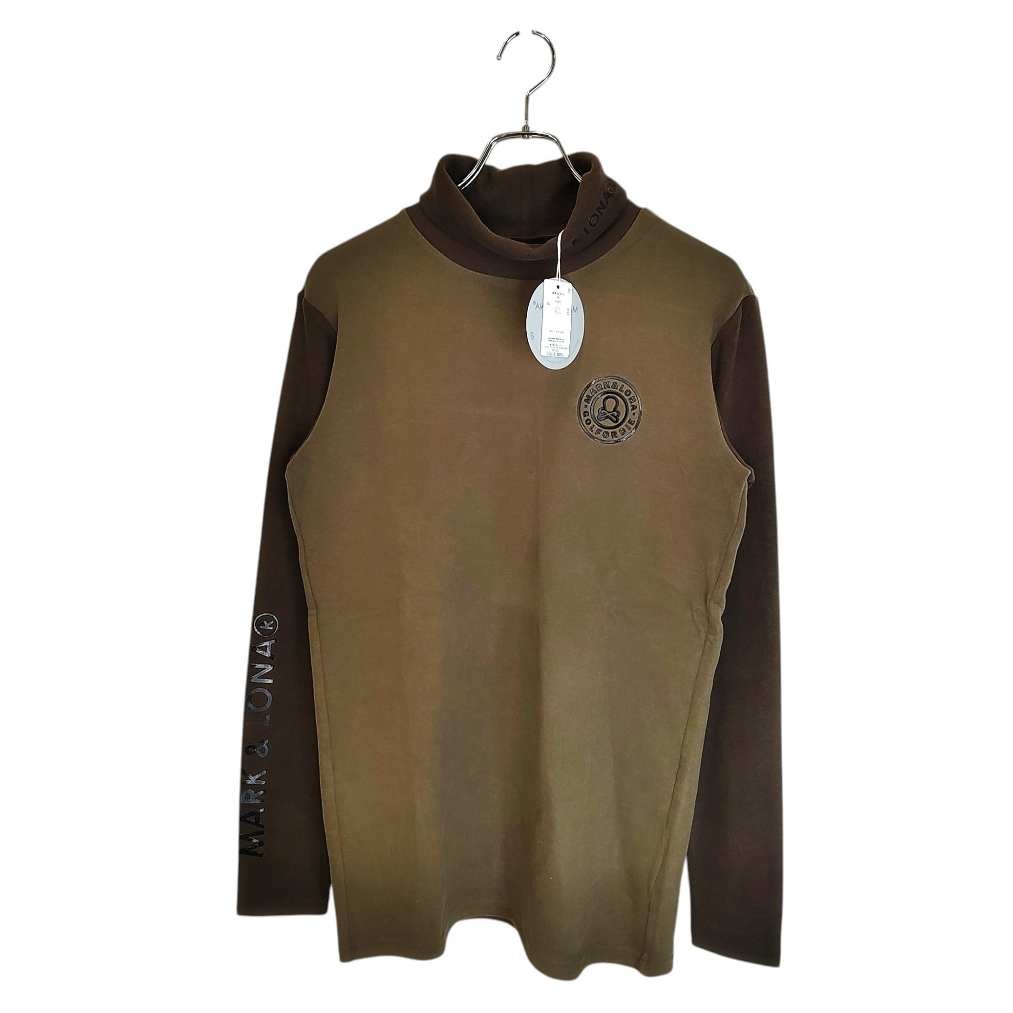 樂天商城 - 【中古】MARK&LONA マークアンドロナ ゴルフ 25AW ICON Mock Neck Layer 長袖 モックネックシャツ MLM-5C-AU03 48 カーキ メンズ