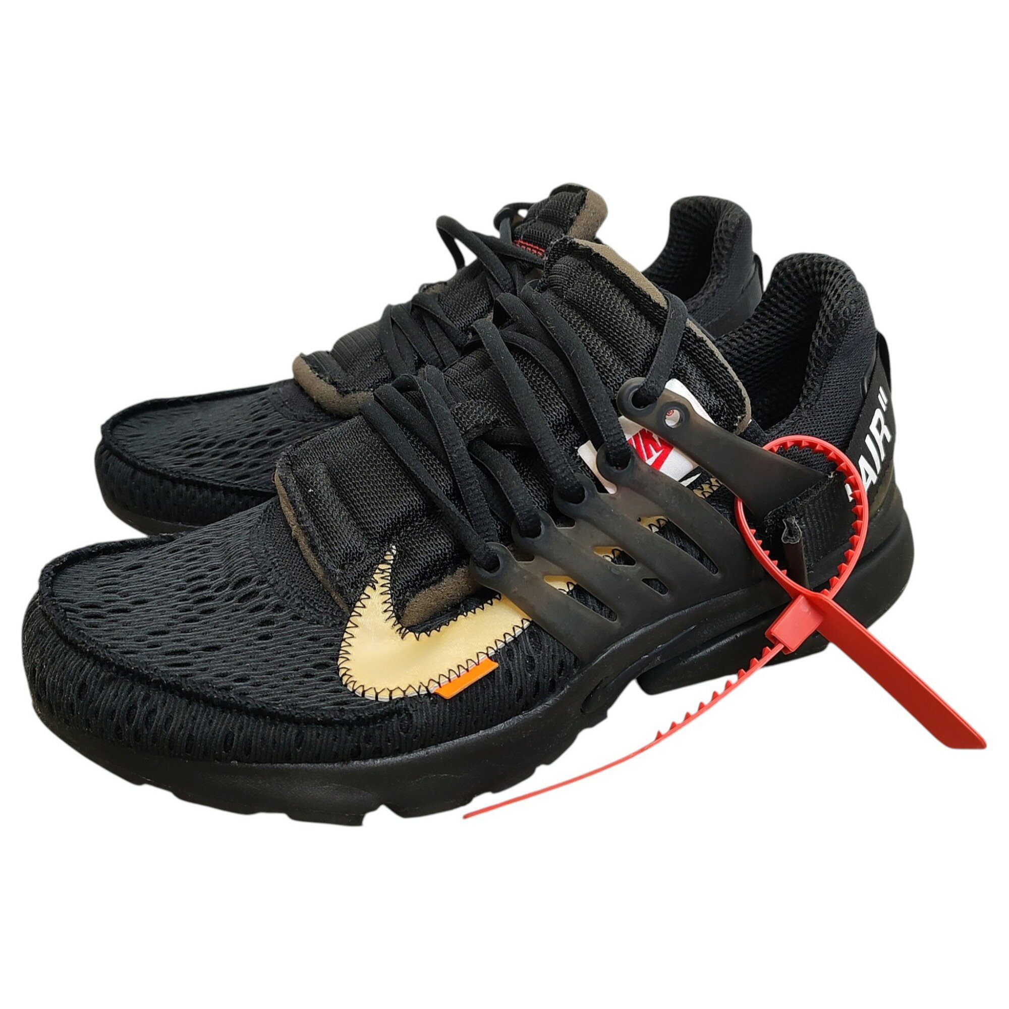 OFF-WHITE オフホワイト × Nike Air Presto Black ナイキ エアプレスト スニーカー AA3830-002 27 ブラック メンズ