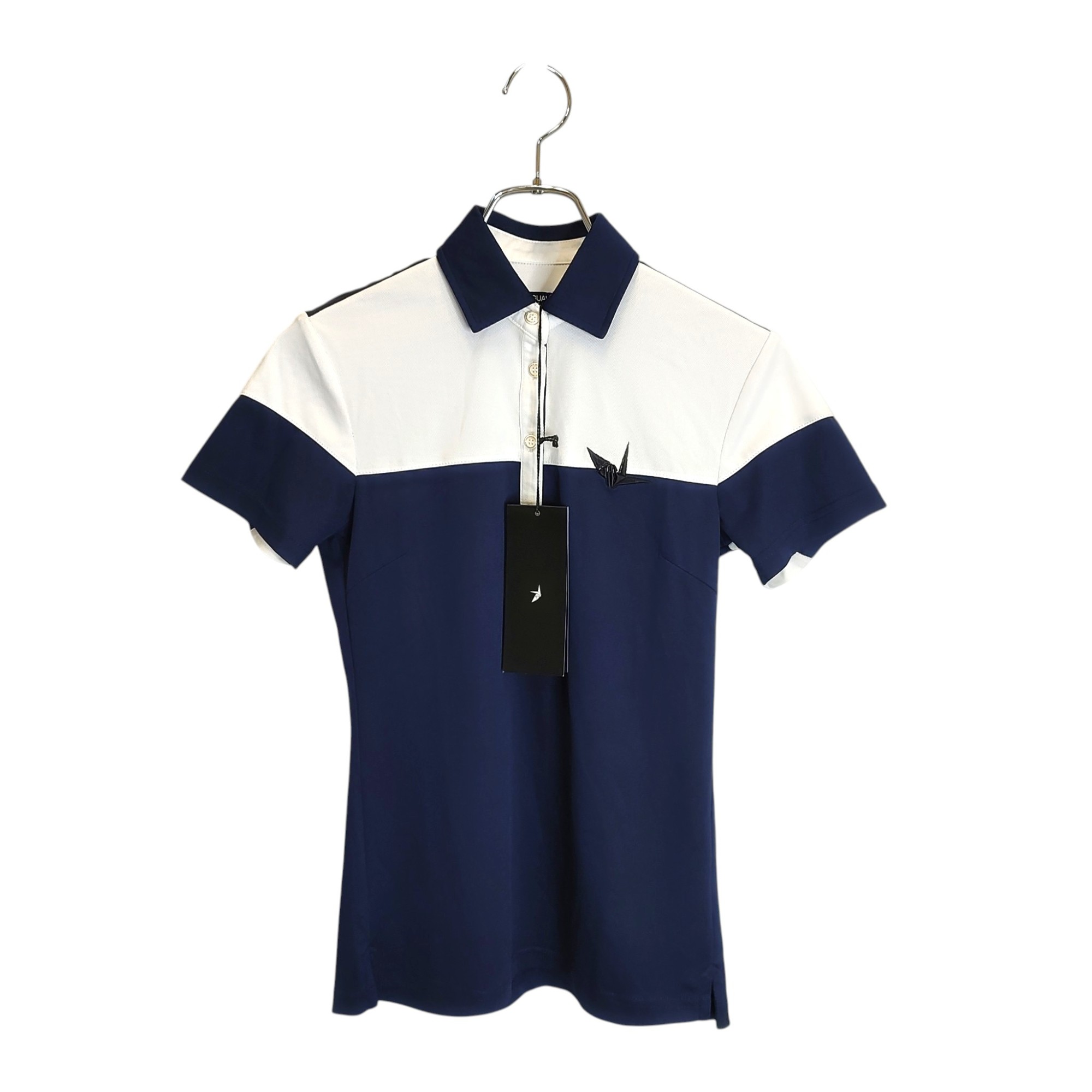 樂天商城 - 【中古】1PIU1UGUALE3 GOLF ウノピゥウノウグァーレトレ ゴルフ 半袖 ポロシャツ GST015-PRY063 1 S ネイビー レディース