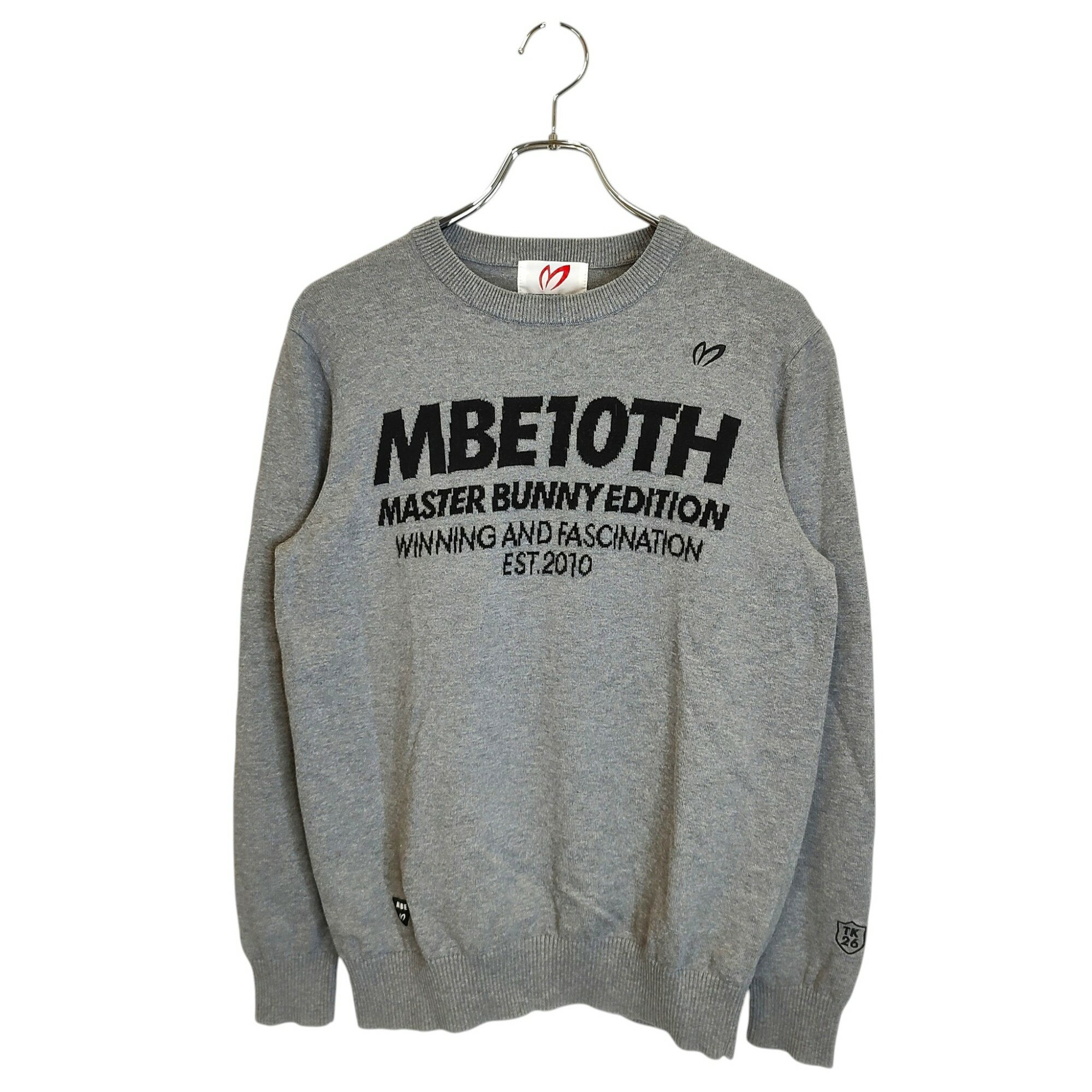 Rakuten - 【中古】MASTER BUNNY EDITION マスターバニーエディション ゴルフ カシミア混 ニット セーター 758-0170101 4 グレー メンズ