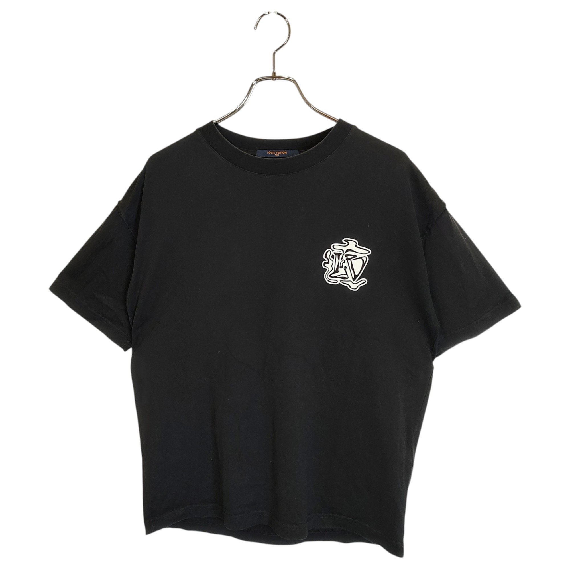 樂天商城 - 【中古】LOUIS VUITTON ルイ・ヴィトン 19AW Smoke Printed Tee スモーク プリント 半袖 Tシャツ RM192 NPG HHY90W M ブラック/ホワイト メンズ