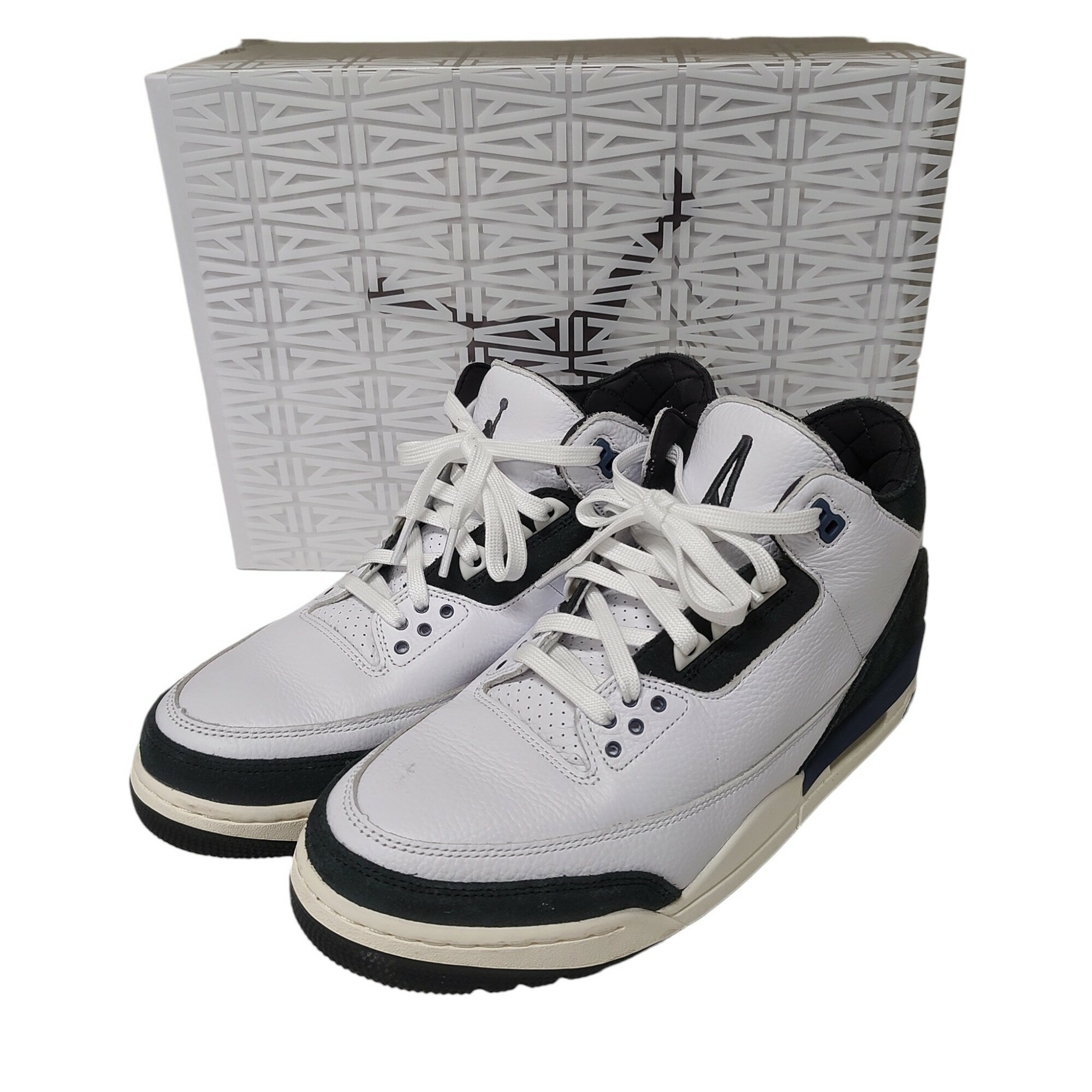 Rakuten - 【中古】NIKE ナイキ × A Ma Maniere Air Jordan 3 Retro OG SP For The Love ハイカット スニーカー HV8571-100 US11 29cm ホワイト メンズ