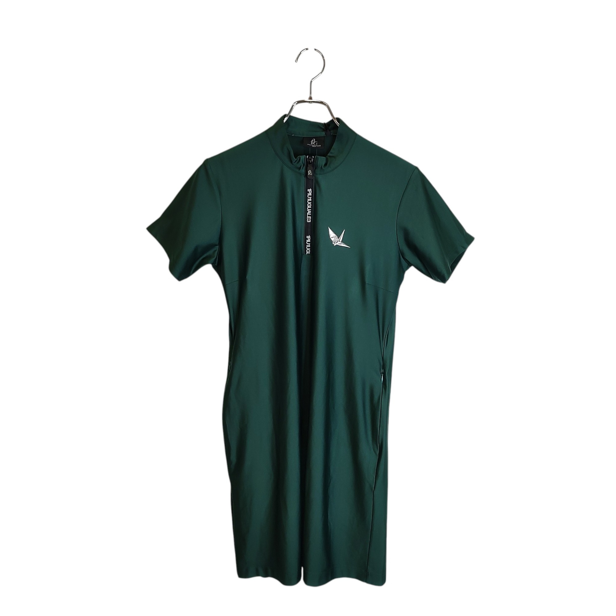 Rakuten - 【中古】1PIU1UGUALE3 GOLF ウノピゥウノウグァーレトレ ゴルフ 24SS 半袖 ワンピース GST201-POE494 3 L グリーン レディース
