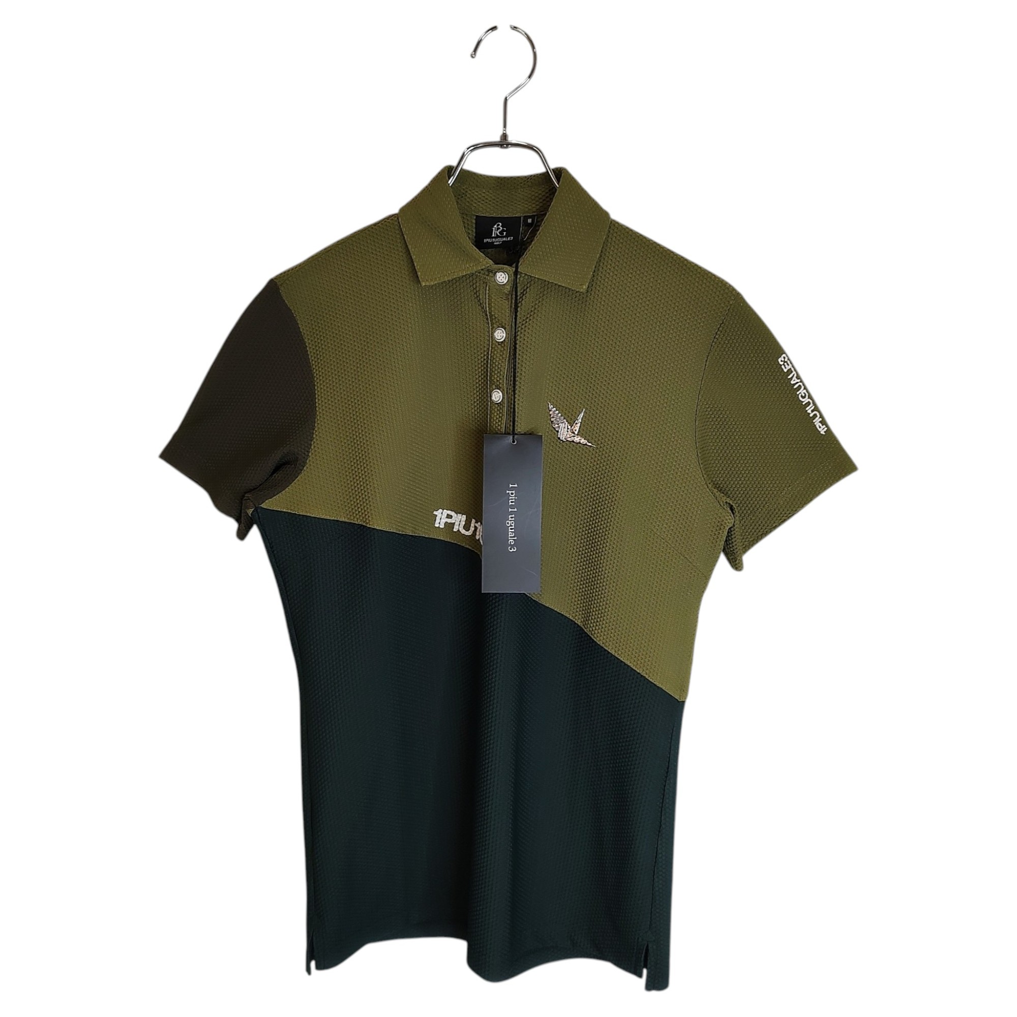 Rakuten - 【中古】1PIU1UGUALE3 GOLF ウノピゥウノウグァーレトレ ゴルフ 24SS 半袖 ポロシャツ GST192-POE488 3 L カーキ レディース