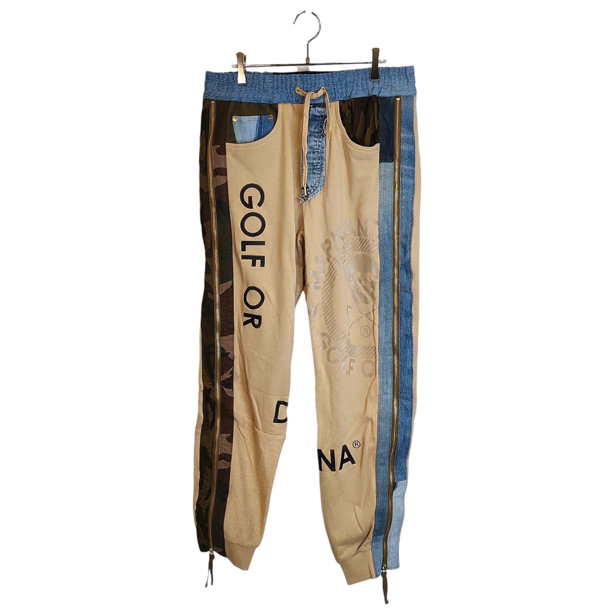 Rakuten - 【中古】MARK&LONA マークアンドロナ ゴルフ 25SS Abstract One-off Pants リメイク スウェットパンツ MLM-5A-AT21 48 マルチ メンズ
