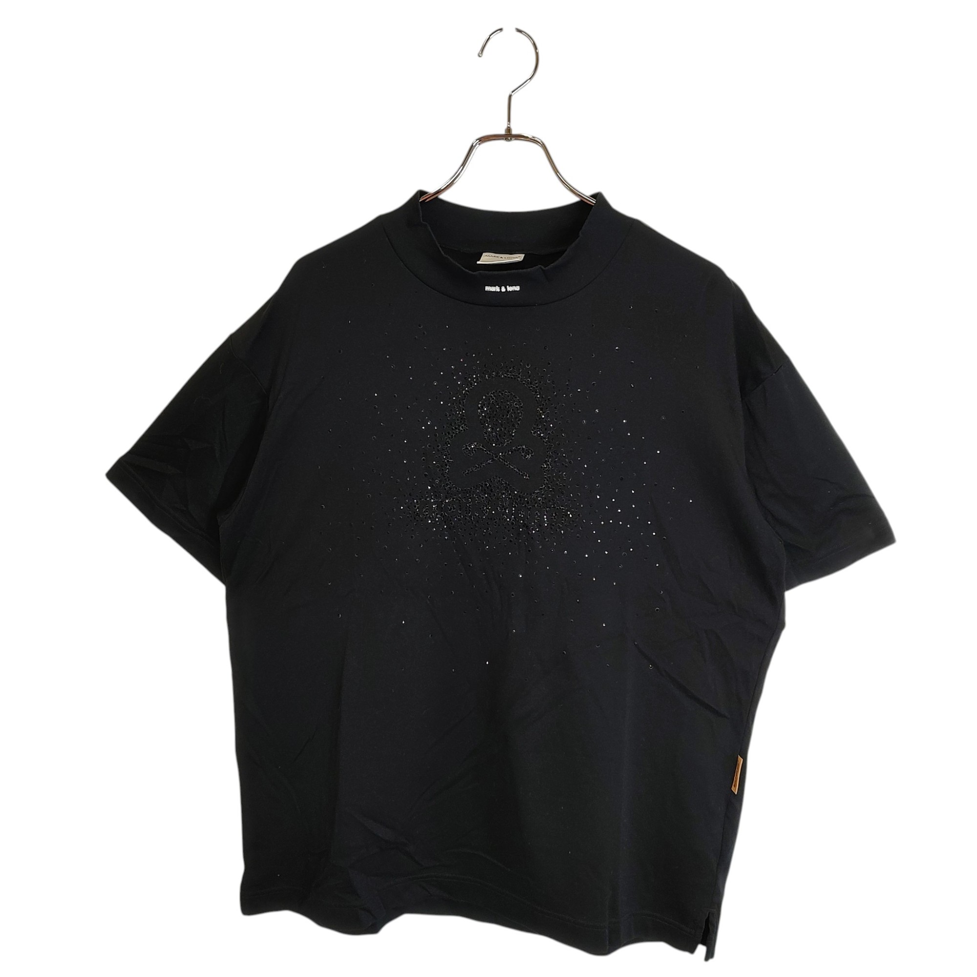 Rakuten - 【中古】MARK&LONA マークアンドロナ ゴルフ 25AW Ever Crystal Skull Mock 半袖 モックネック Tシャツ MLM-5C-AA04 50 ブラック メンズ